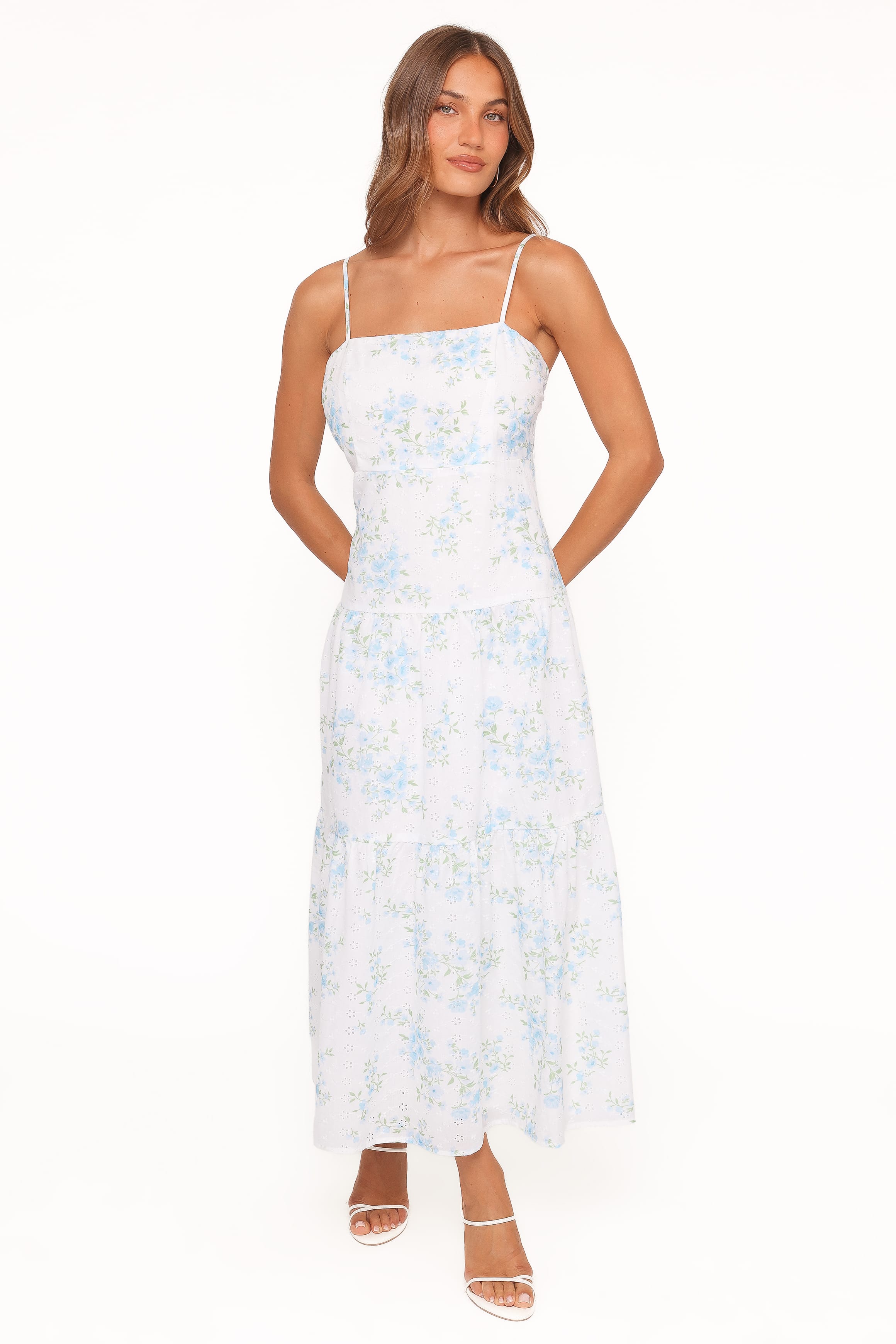 DRESSES Botanique Midi Dress - Blue Floral
