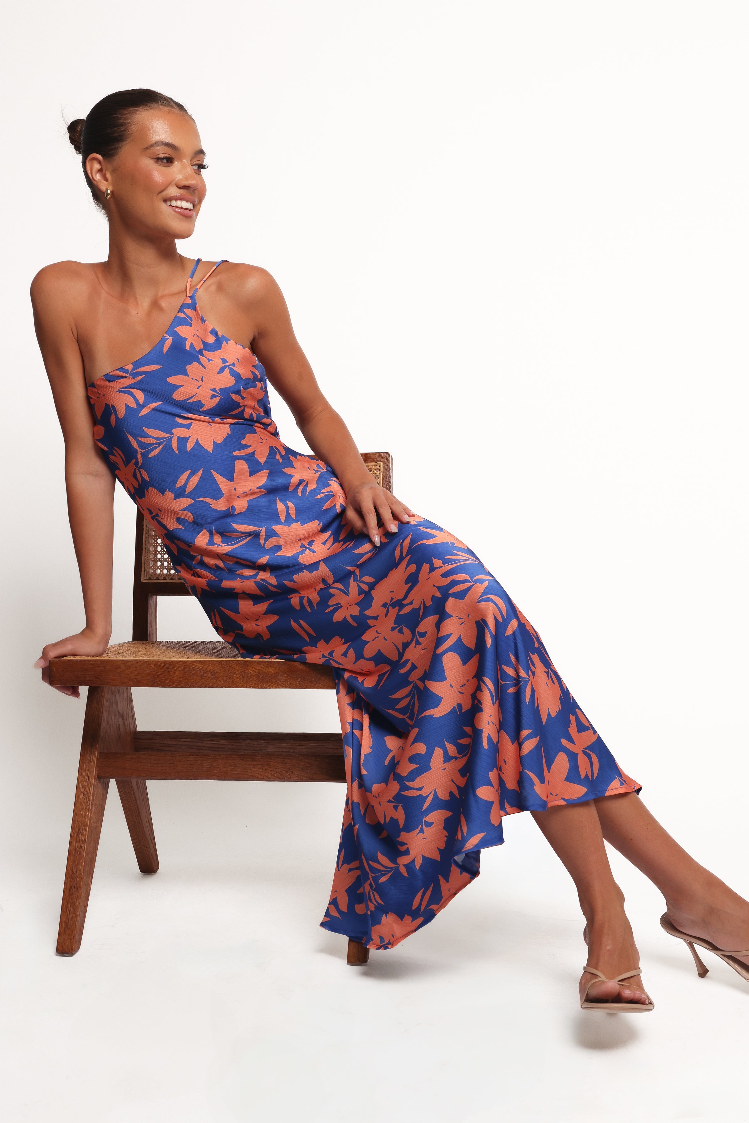 DRESSES Bottie Maxi Dress - Blue/Orange Floral