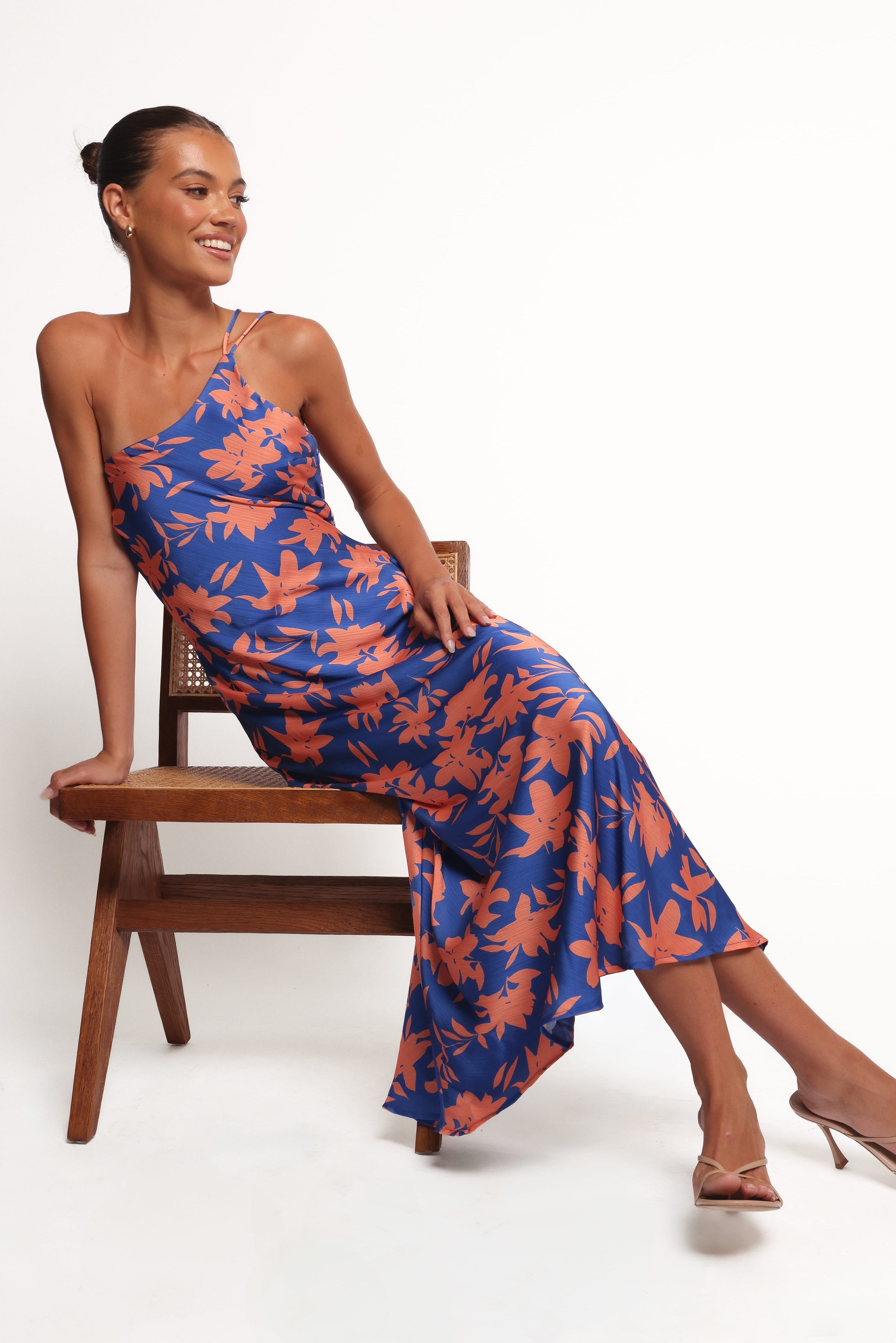 DRESSES Bottie Maxi Dress - Blue/Orange Floral
