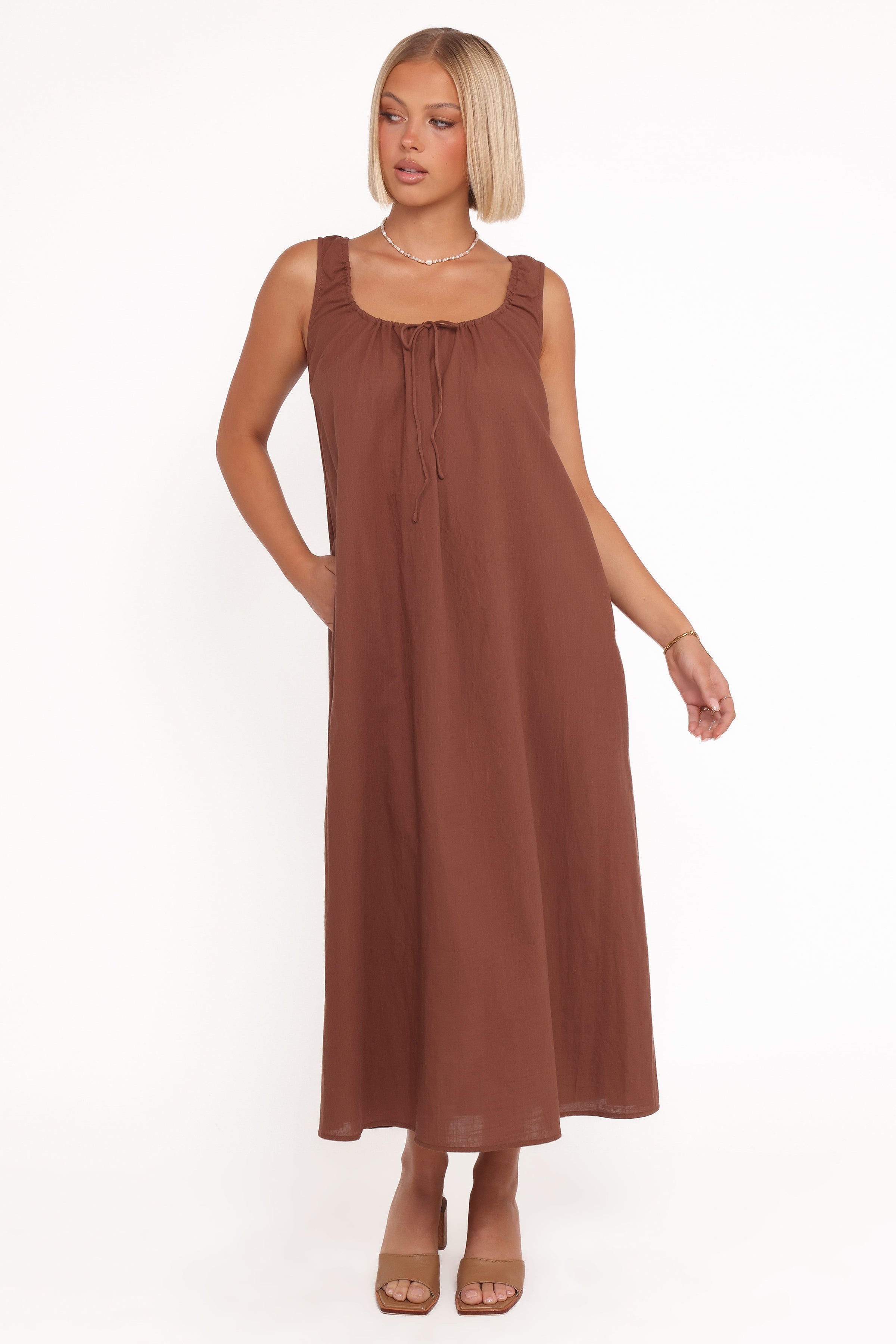DRESSES Bowman Maxi Dress - Chocolate Brown