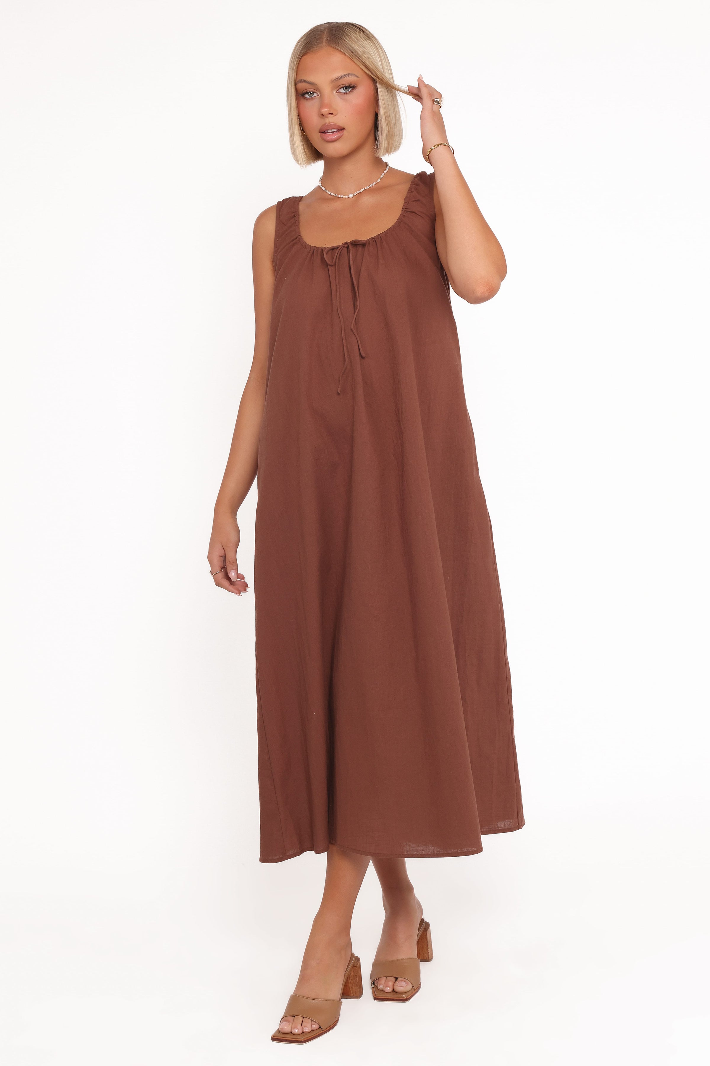 DRESSES Bowman Maxi Dress - Chocolate Brown