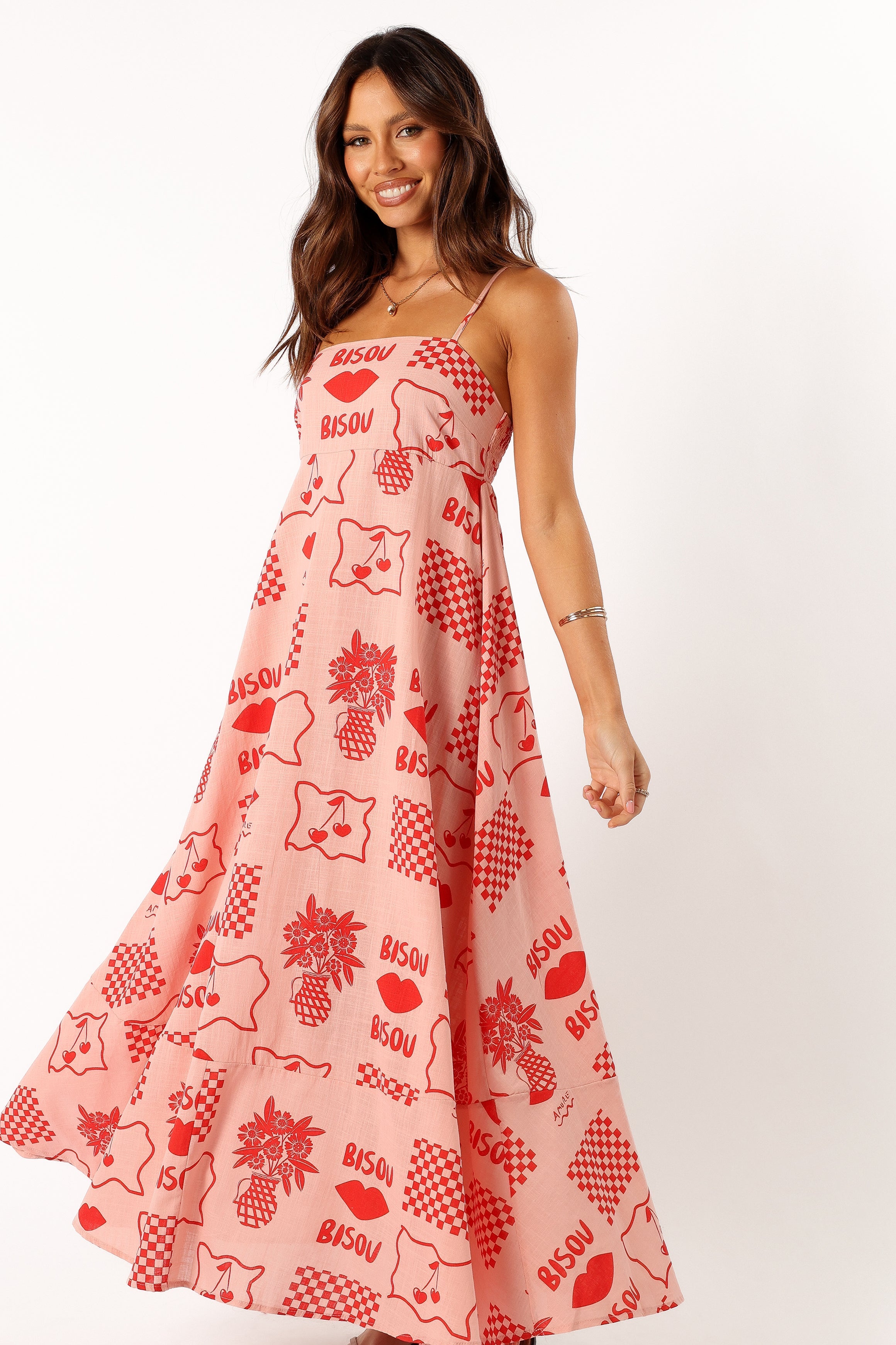 DRESSES @Brea Maxi Dress - Bisou Print