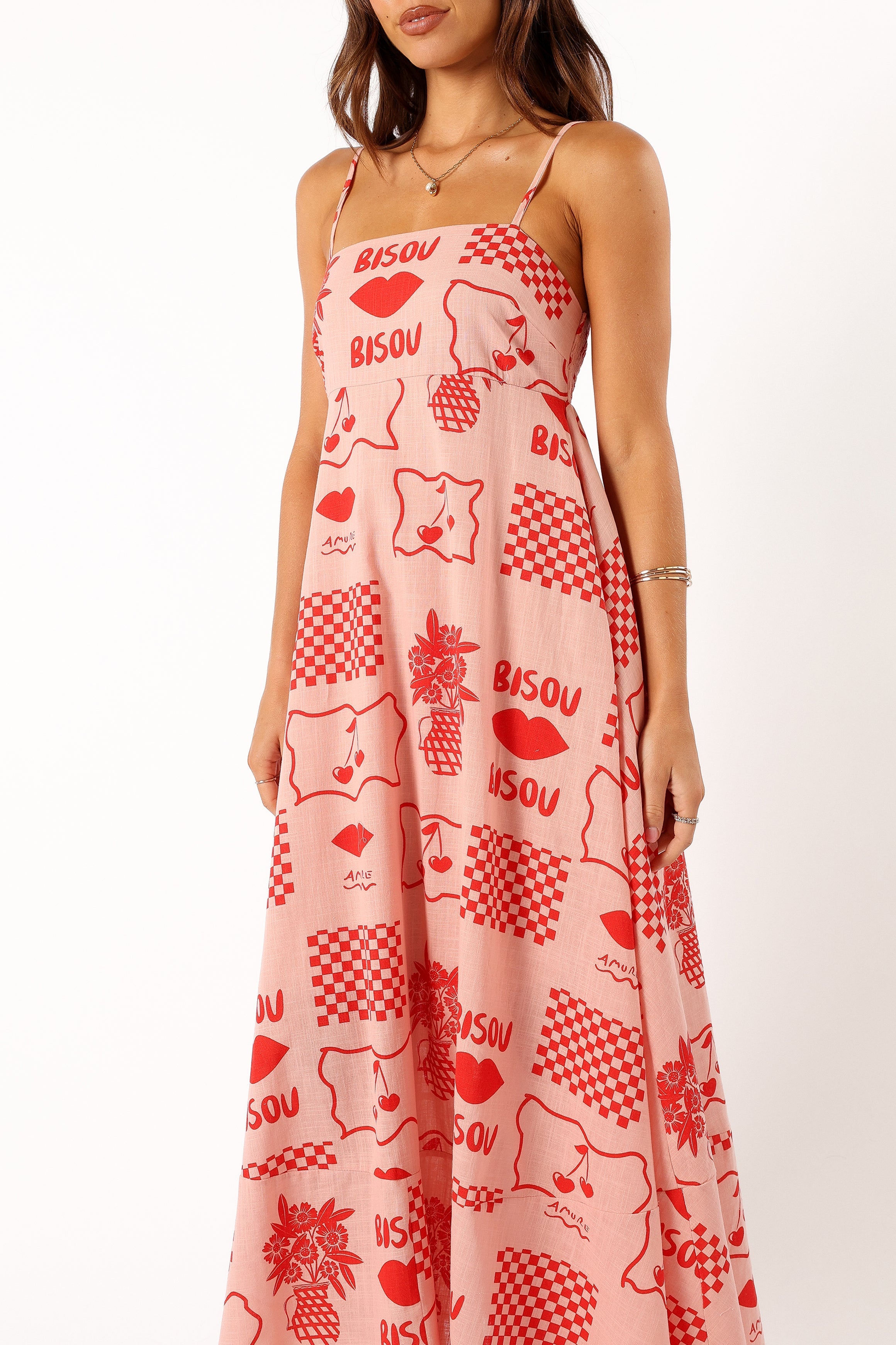 DRESSES @Brea Maxi Dress - Bisou Print