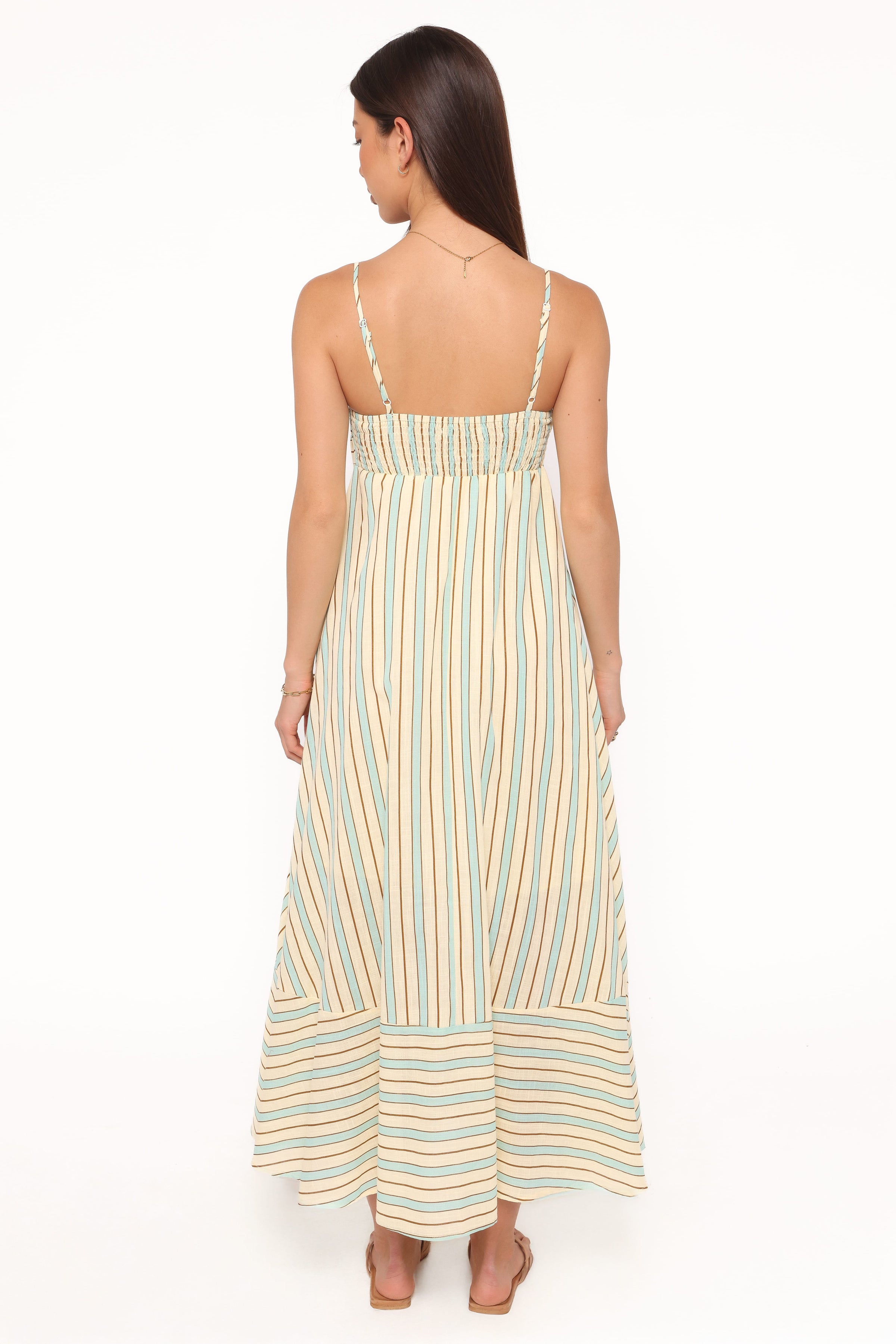 DRESSES Brea Maxi Dress - Green Stripe