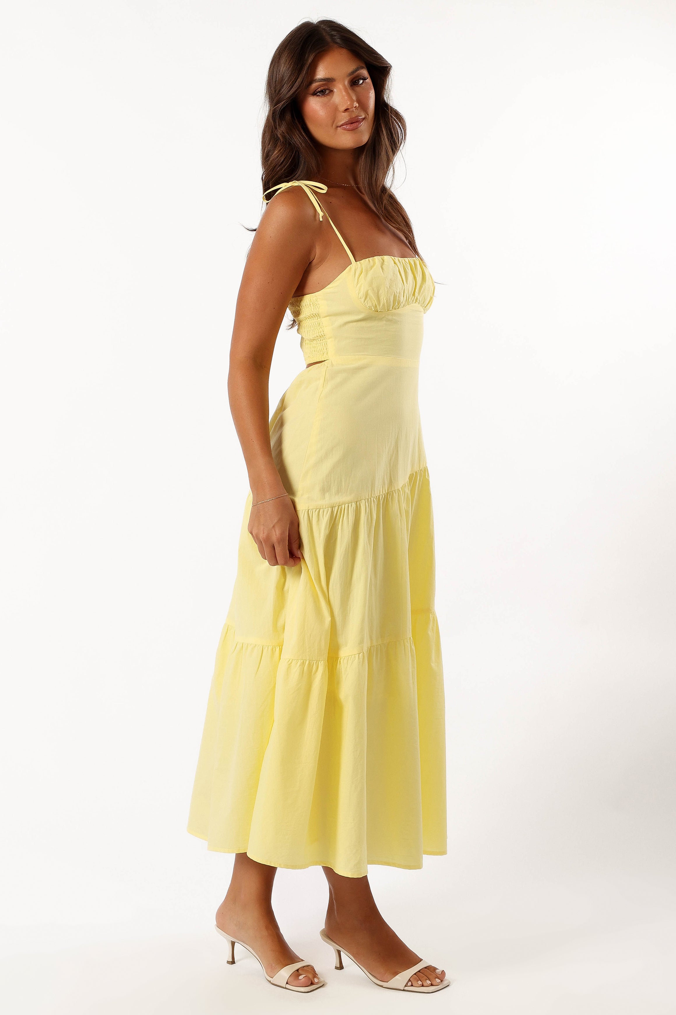 DRESSES @Brexley Maxi Dress - Lemon
