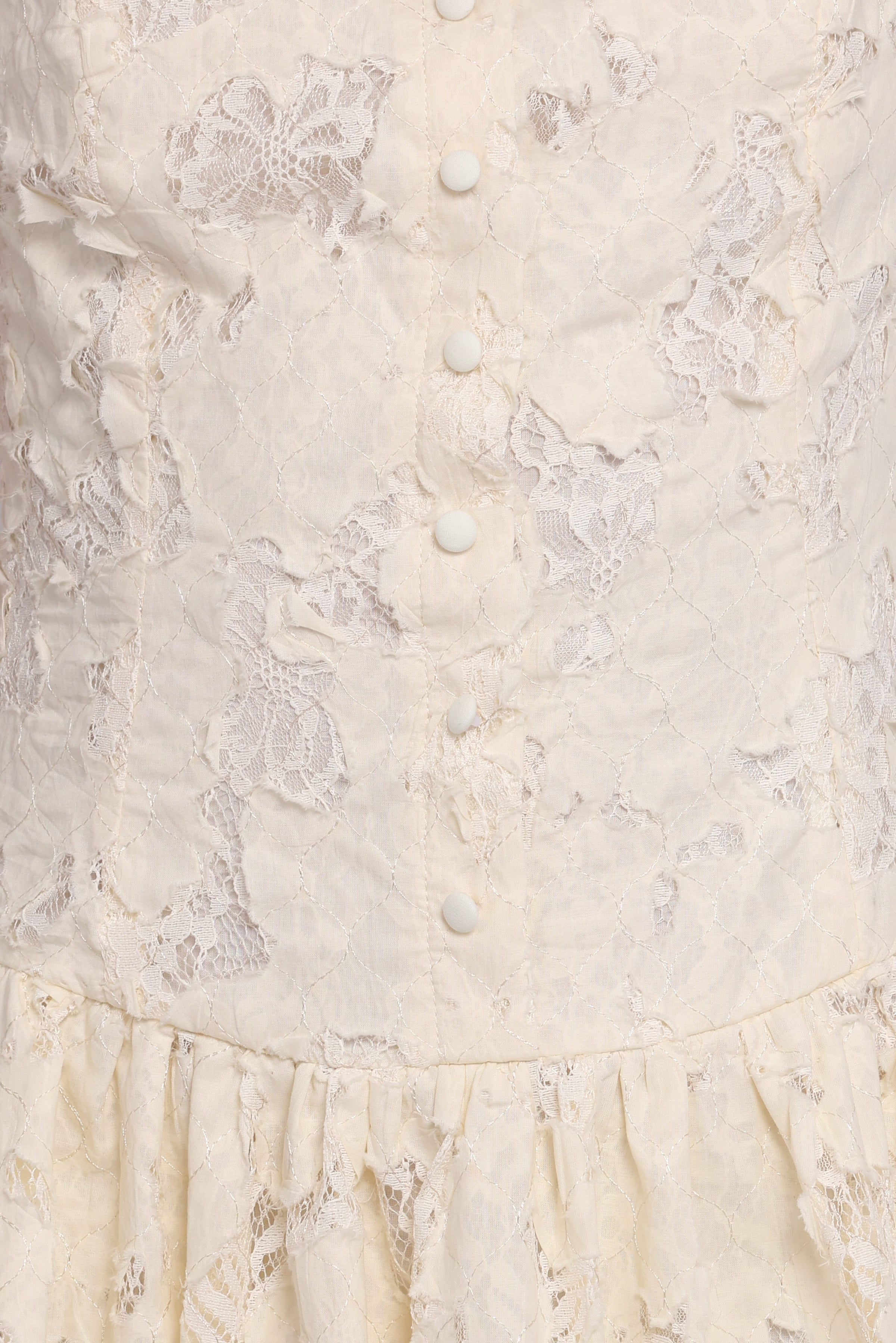 DRESSES Briar Lace Mini Dress - Cream