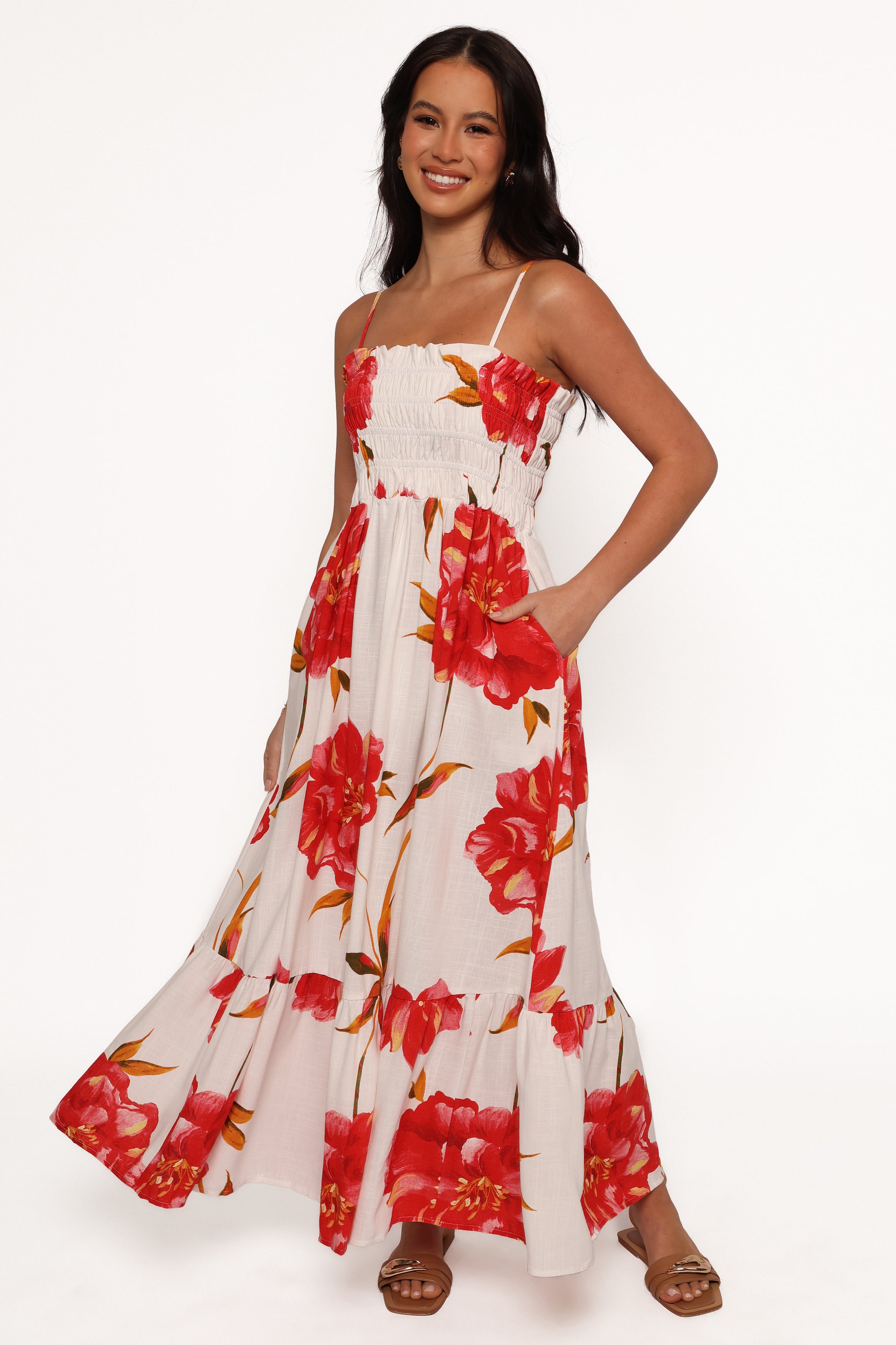 DRESSES Bridger Maxi Dress - Scarlet Rose