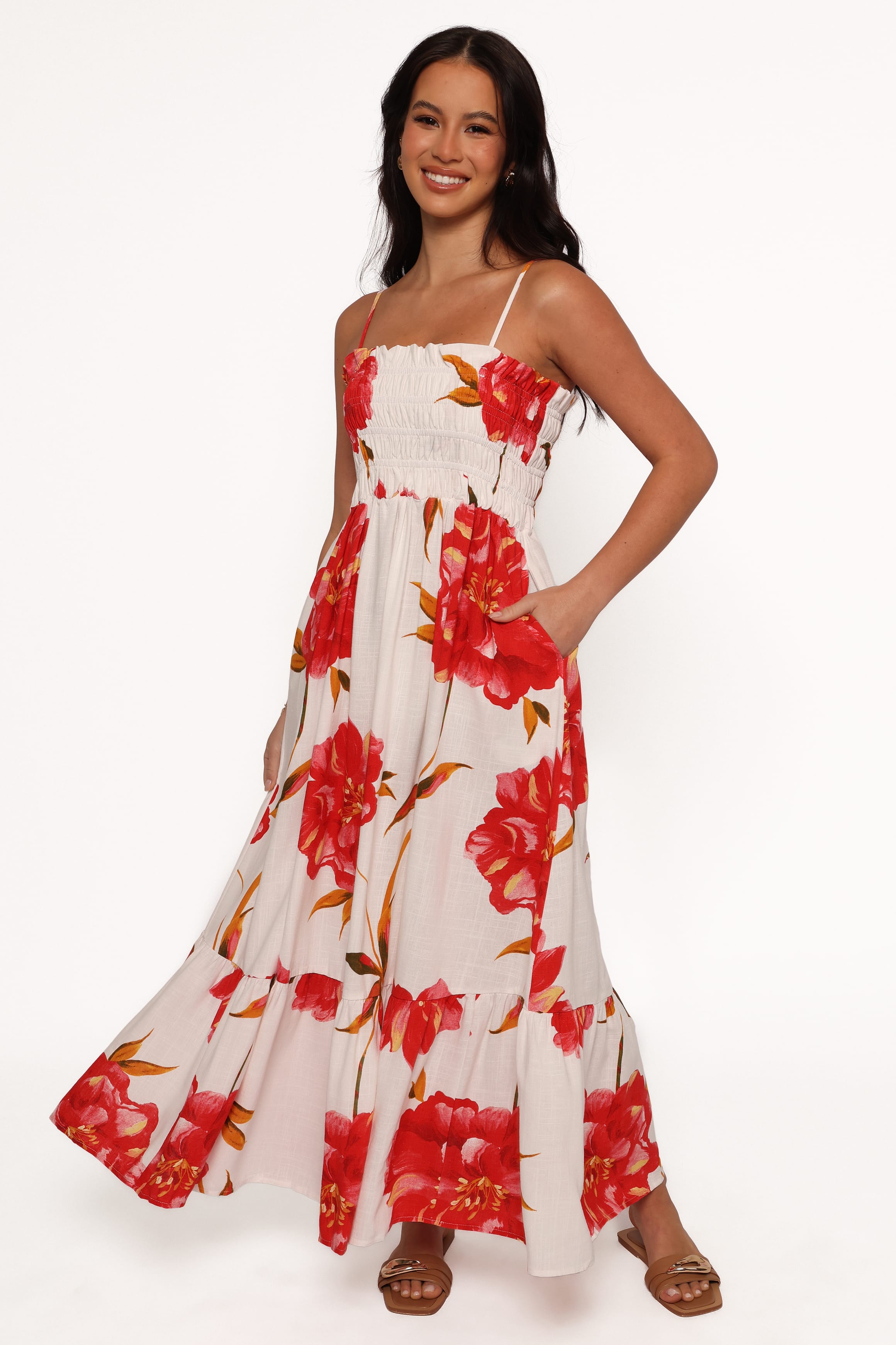 DRESSES Bridger Maxi Dress - Scarlet Rose