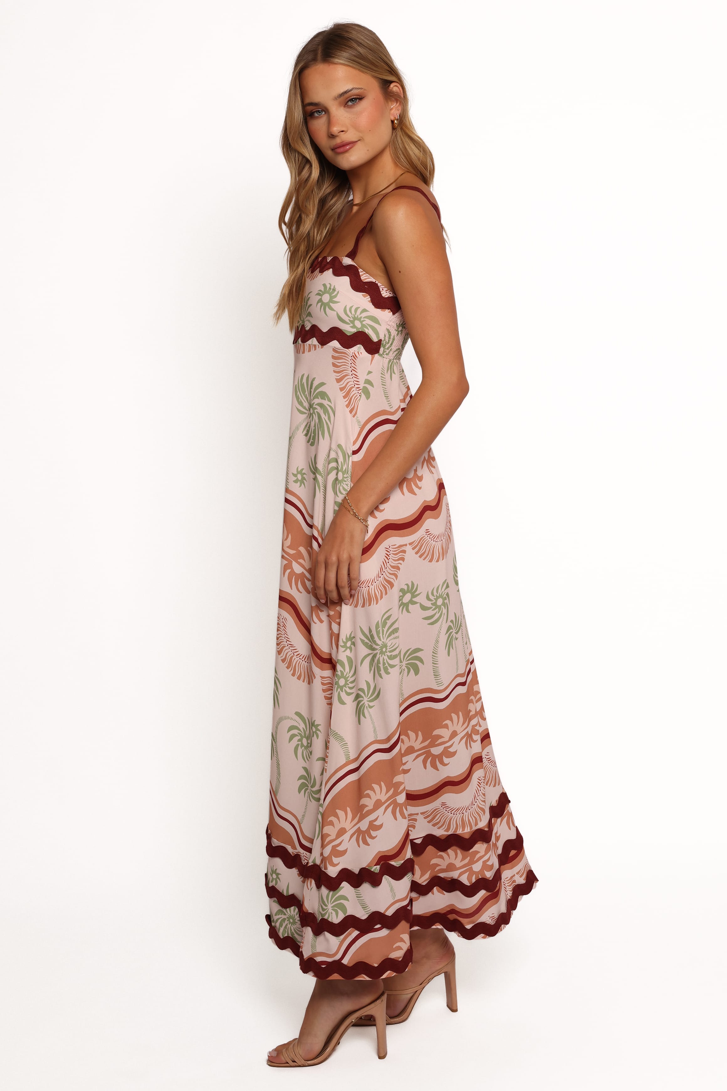 DRESSES Briella Maxi Dress - Palm Tree Print