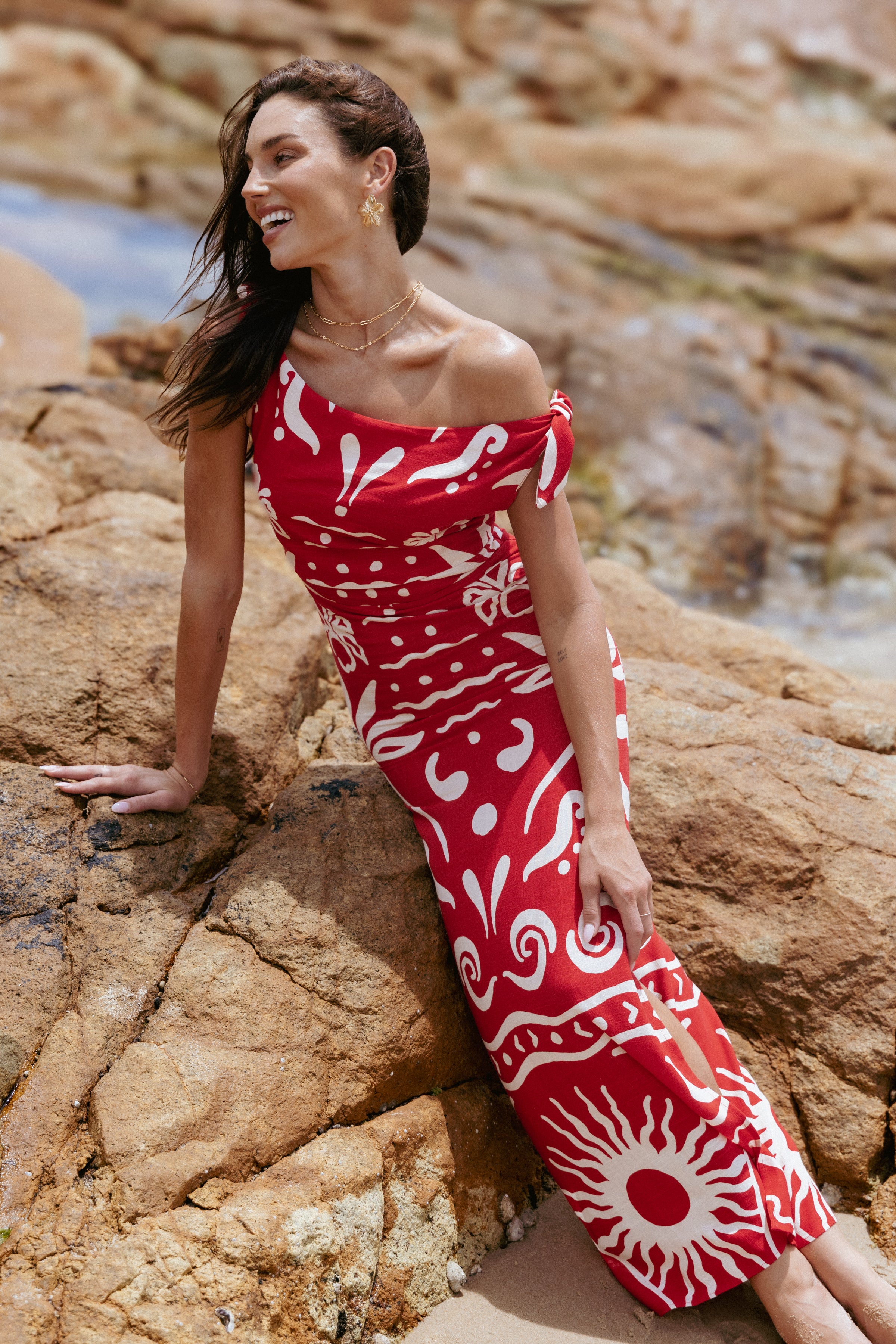 DRESSES Brigid Midi Dress - Sunburst