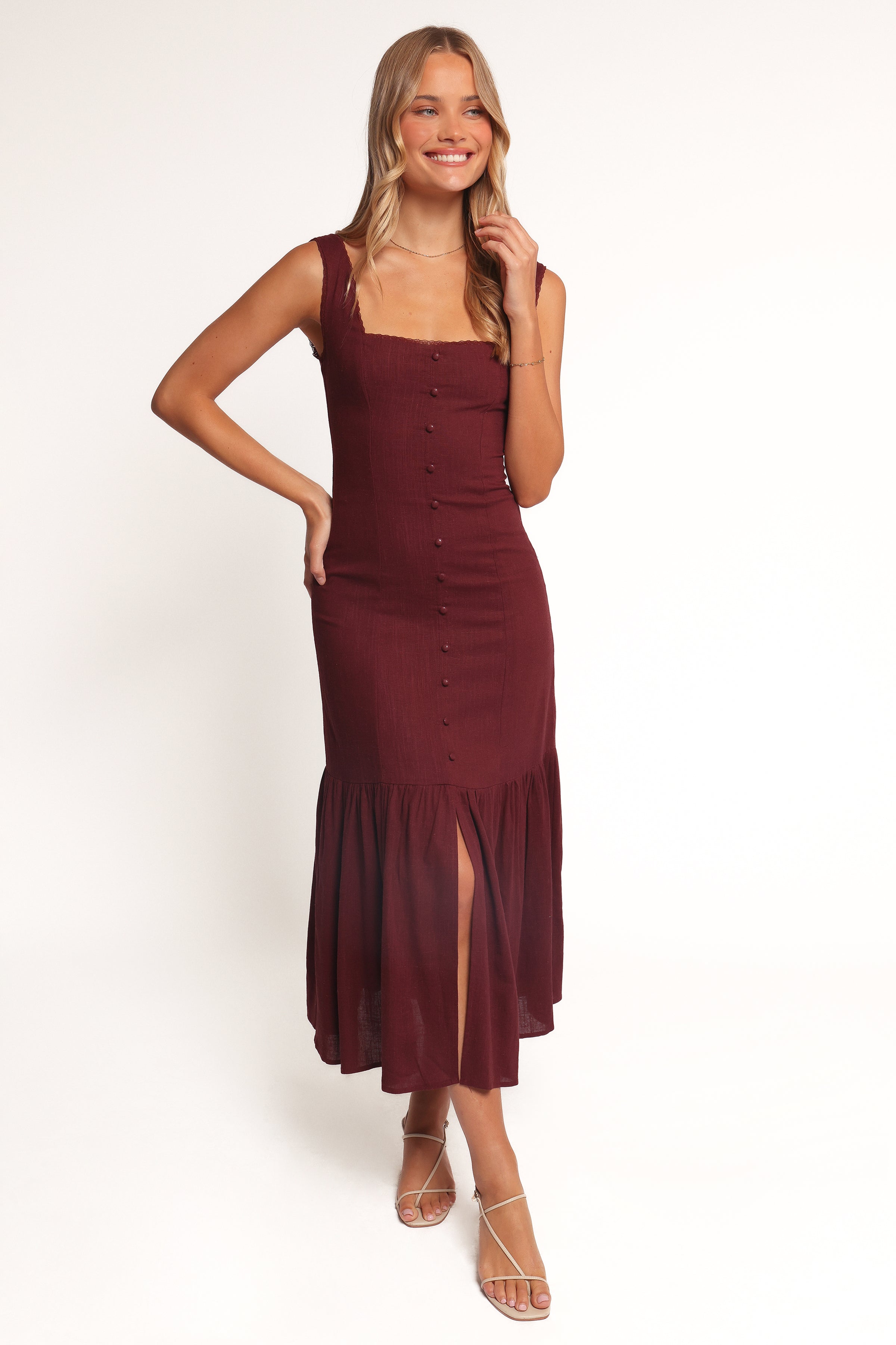 DRESSES Brisa Maxi Dress - Cherry