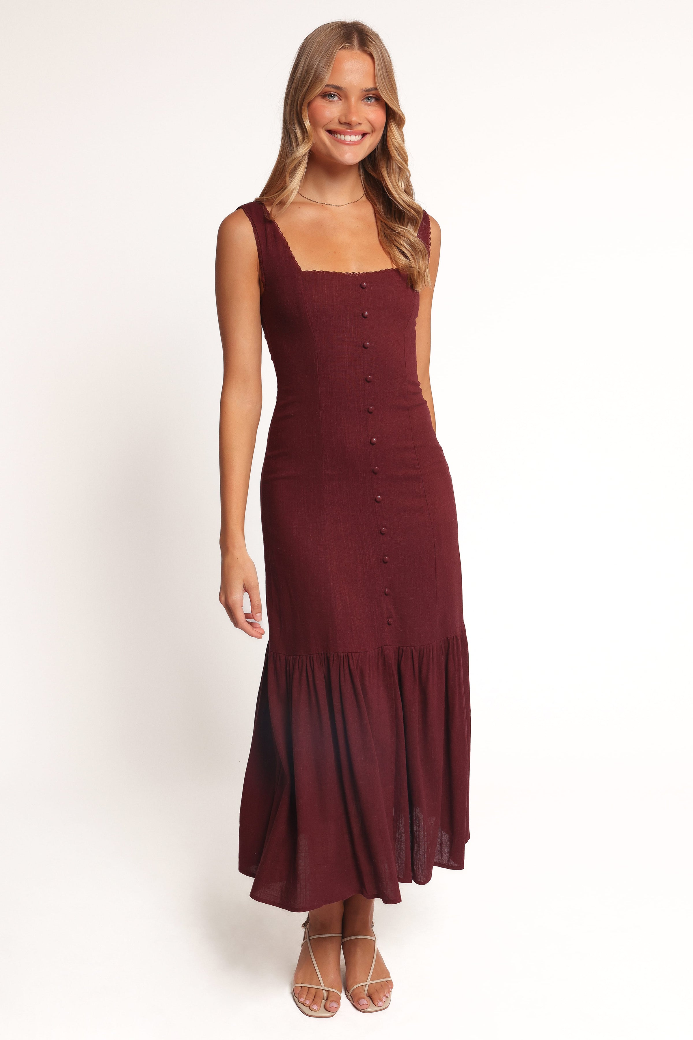 DRESSES Brisa Maxi Dress - Cherry