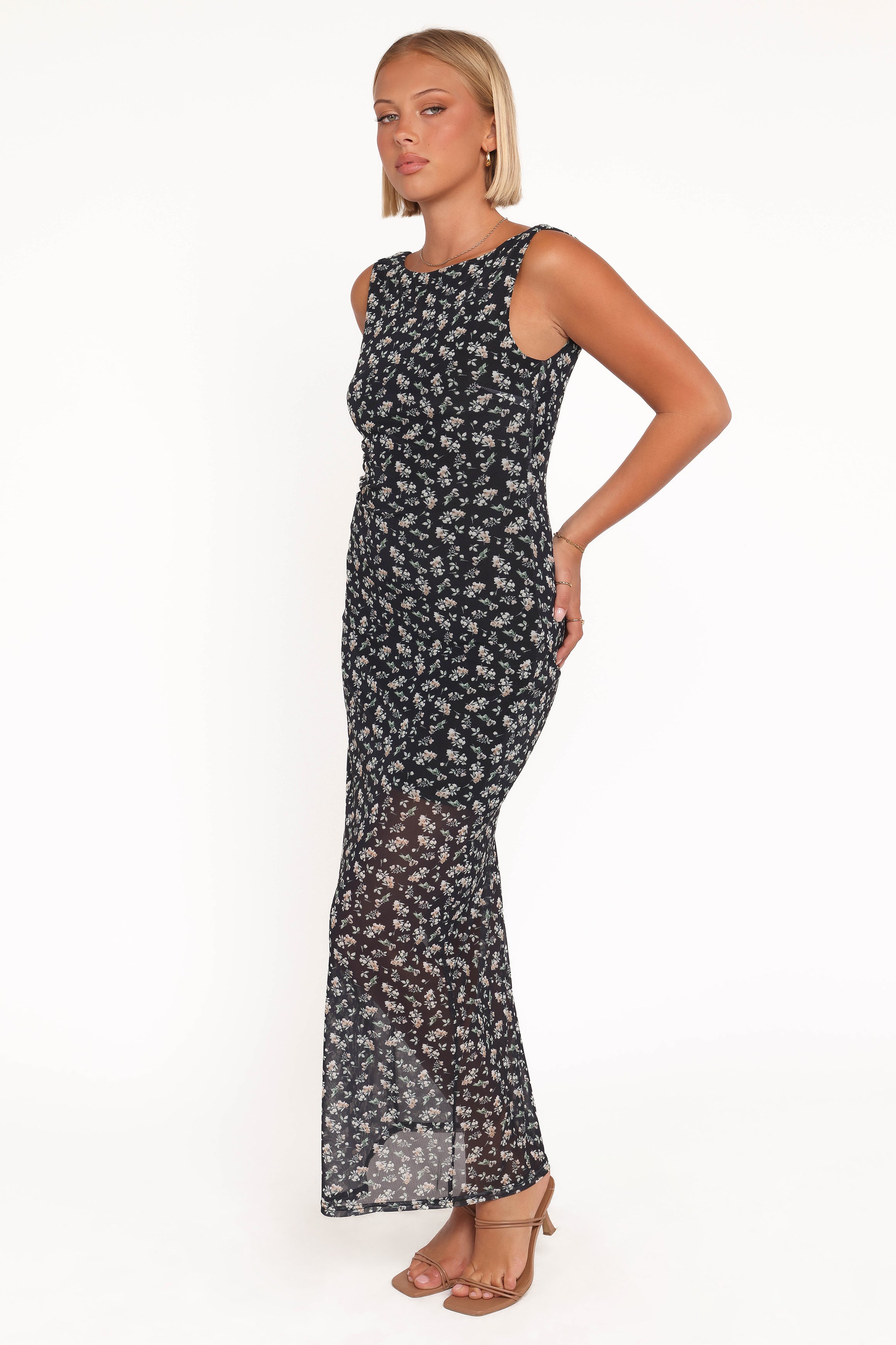 DRESSES Brissa Maxi Dress - Black Floral