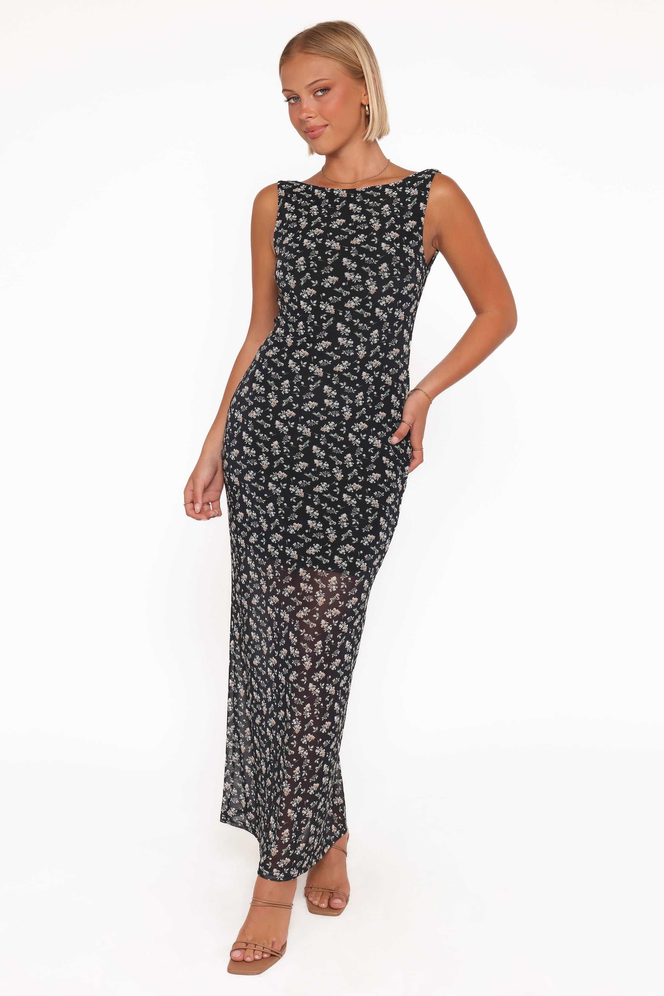 DRESSES Brissa Maxi Dress - Black Floral