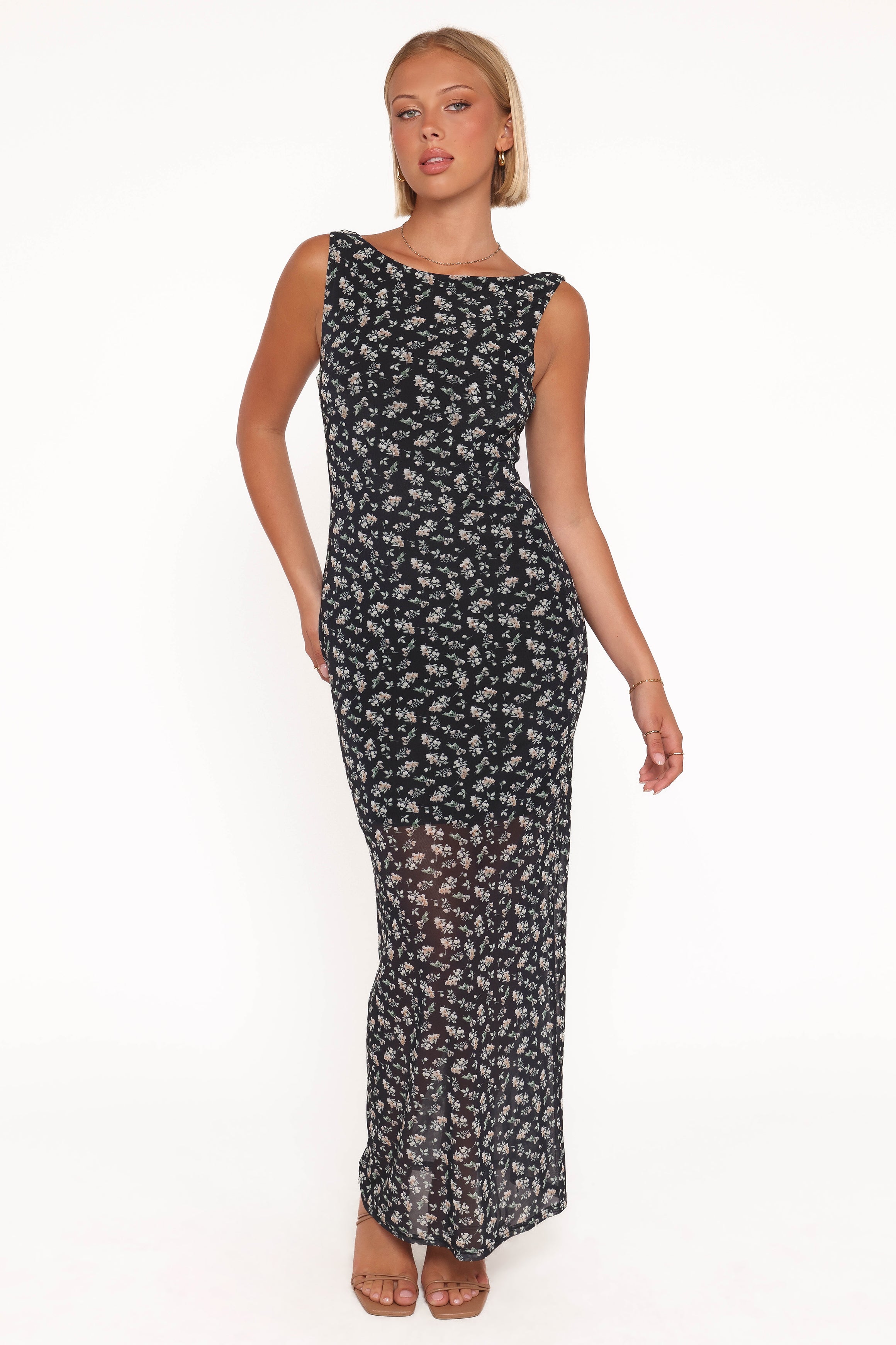 DRESSES Brissa Maxi Dress - Black Floral
