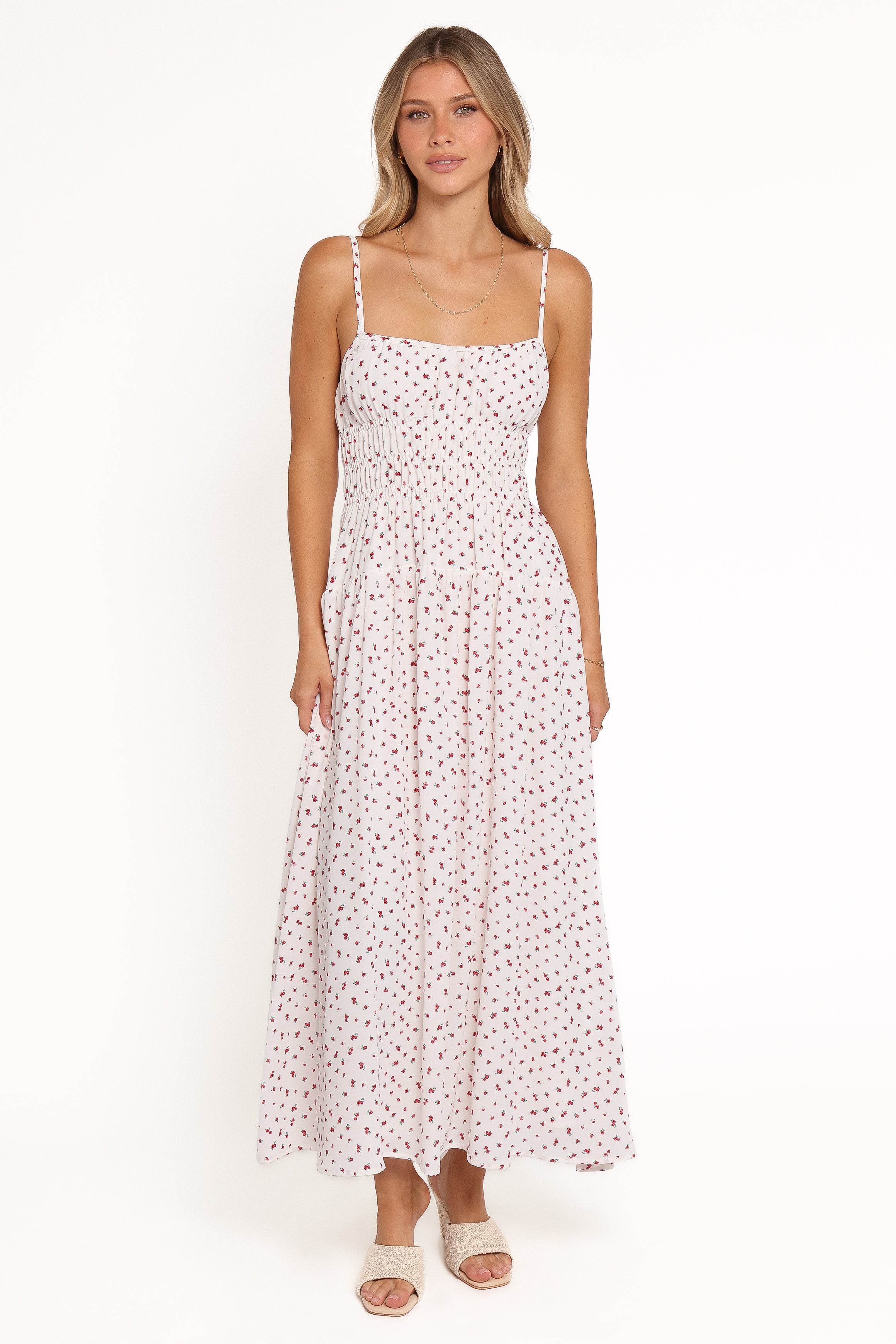 DRESSES Brittany Maxi Dress - Red Floral