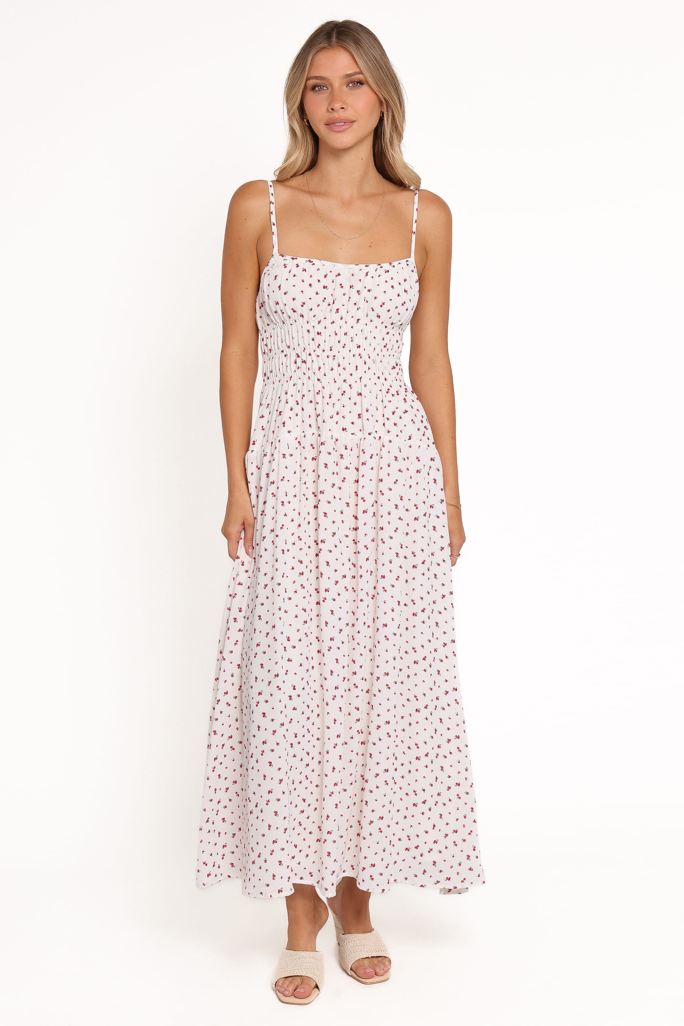 DRESSES Brittany Maxi Dress - Red Floral