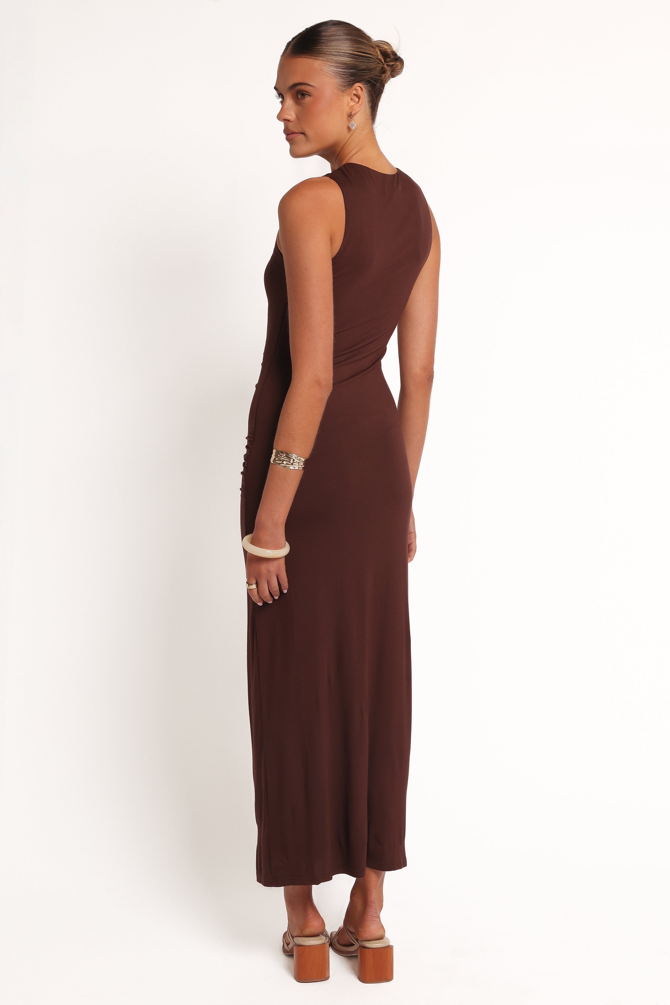 DRESSES Brody Midi Dress - Chocolate
