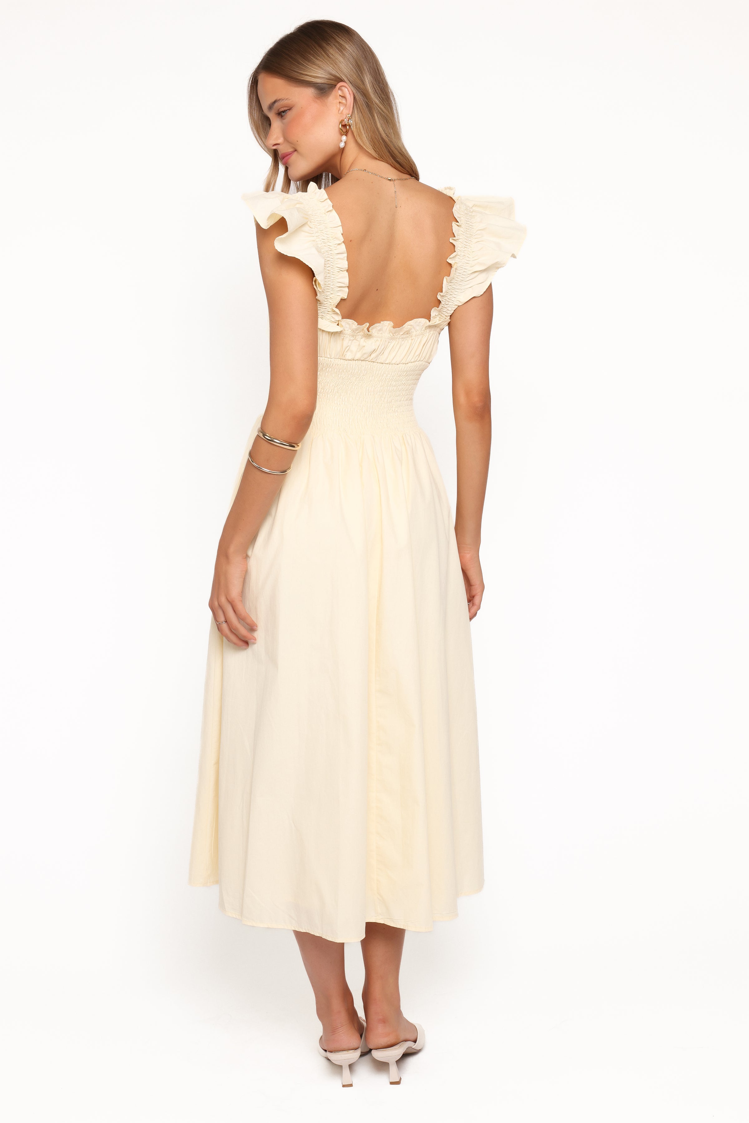 DRESSES Bronte Midi Dress - Butter Yellow