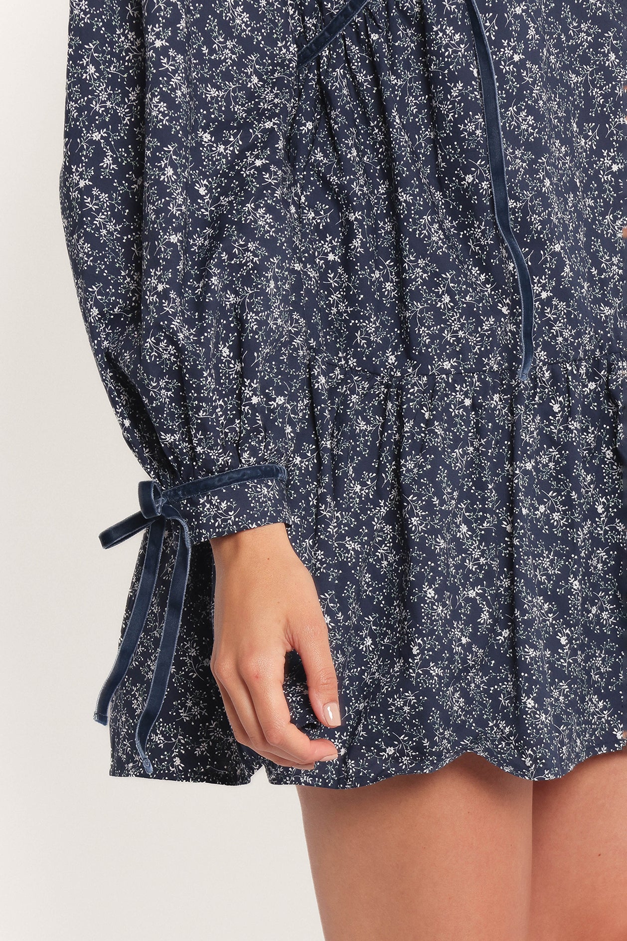 DRESSES Brooklyn Mini Dress - Blue Floral