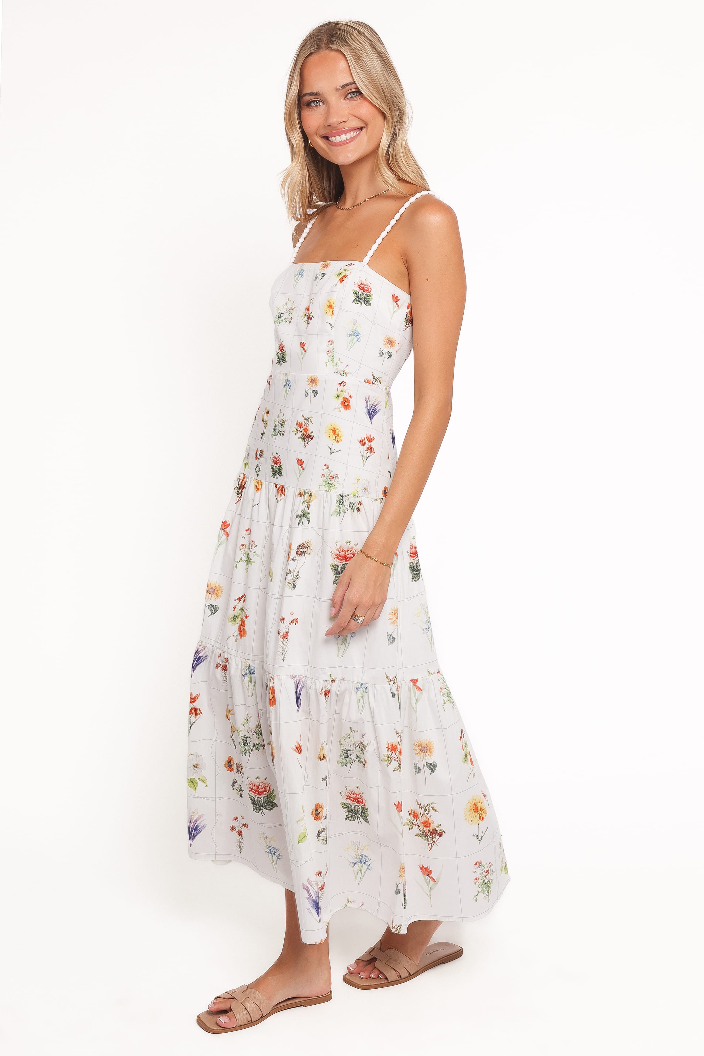 DRESSES Brooks Maxi Dress - White Floral