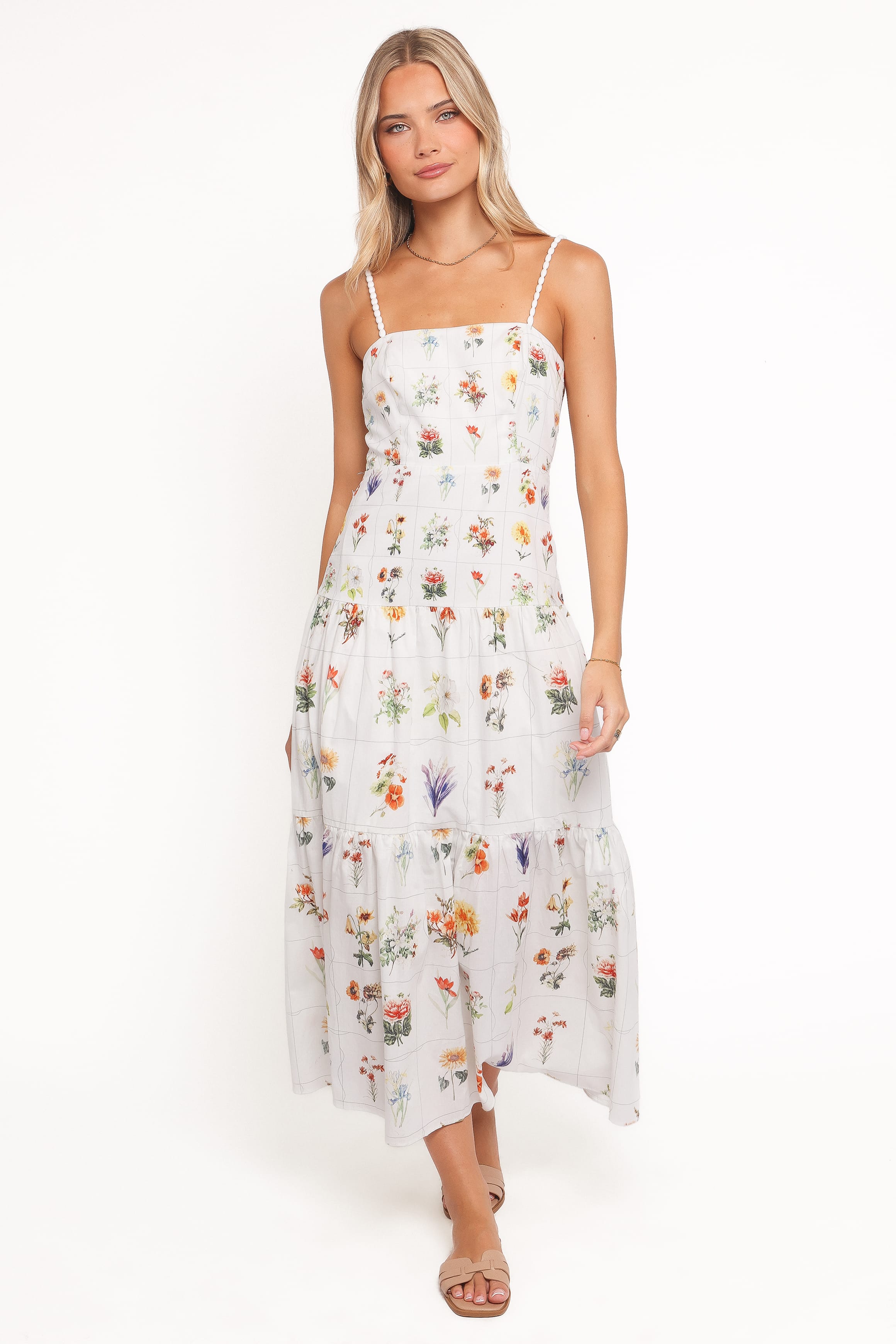 DRESSES Brooks Maxi Dress - White Floral