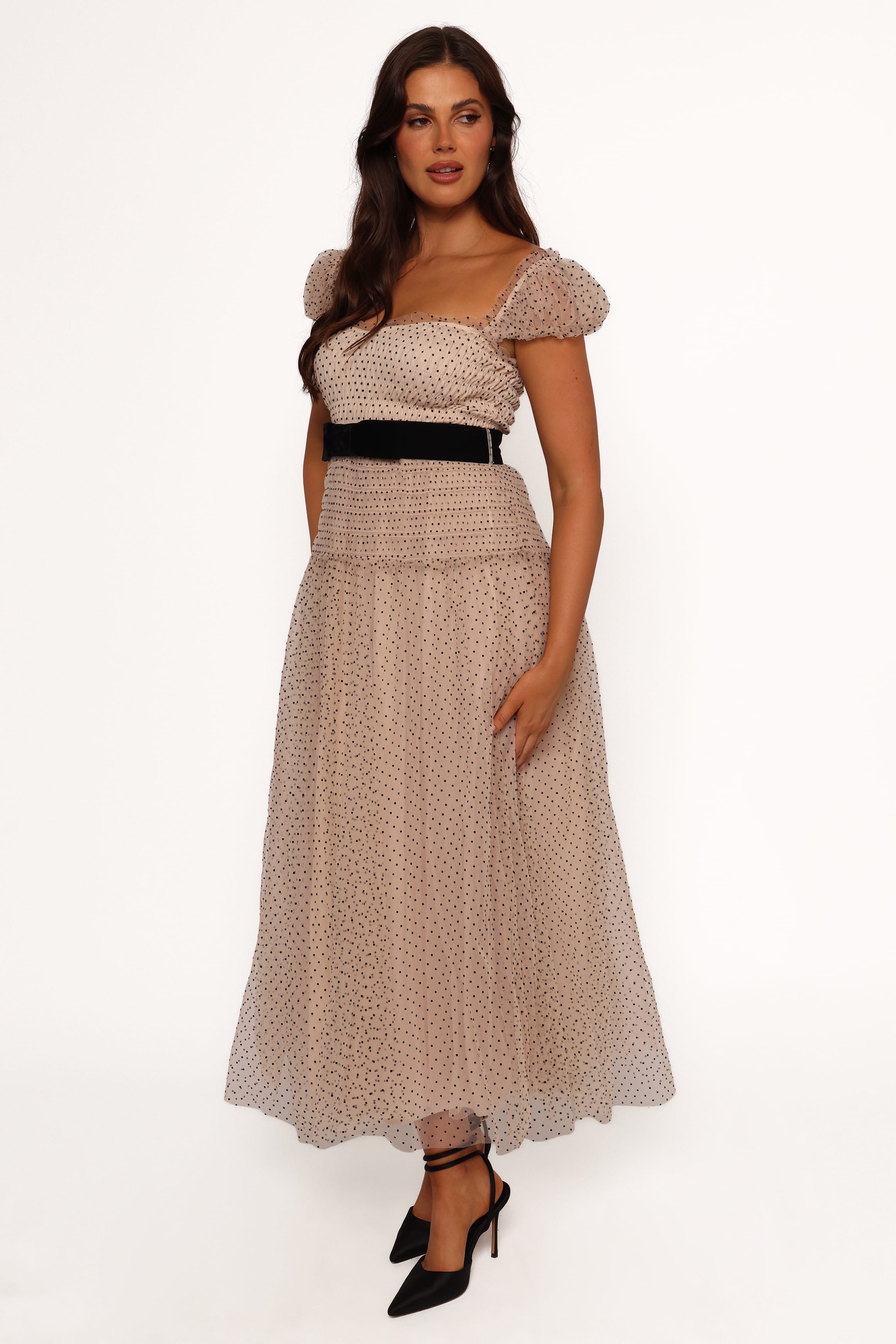 DRESSES Bryn Midi Dress - Nude
