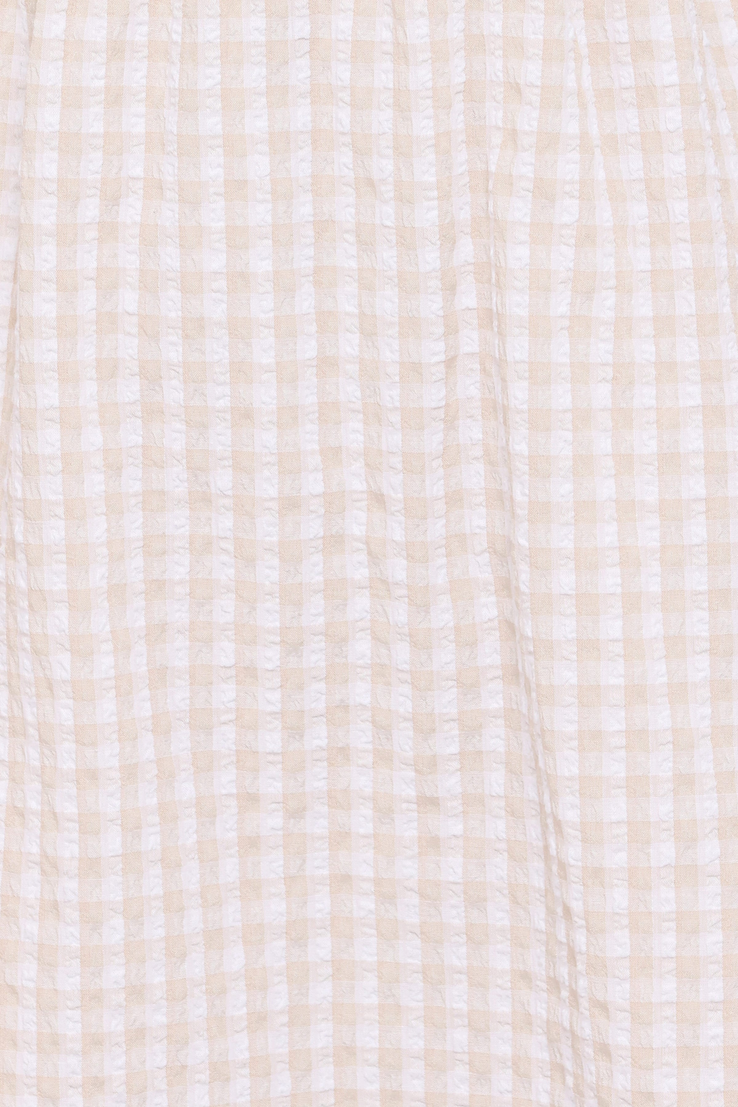 DRESSES Cadhla Mini Dress - Beige Gingham