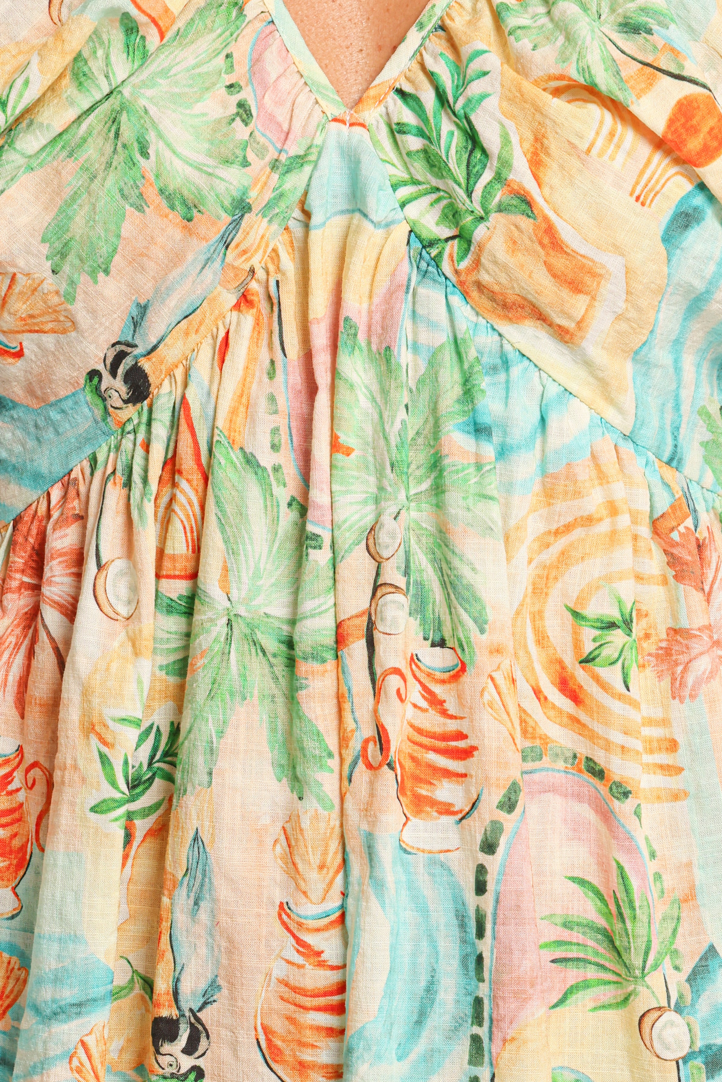 DRESSES Cadhla Mini Dress - Golden Palm