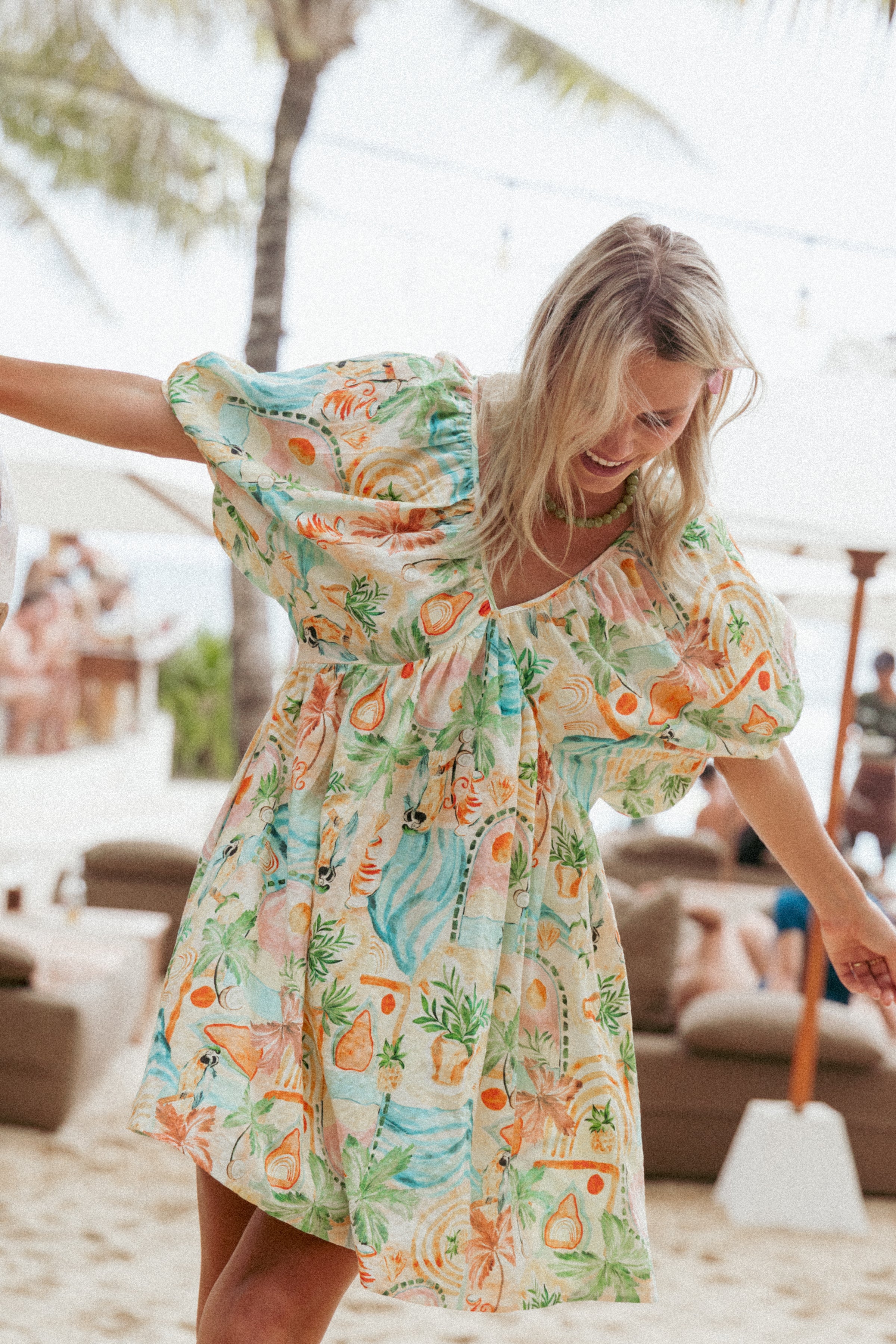 DRESSES Cadhla Mini Dress - Golden Palm