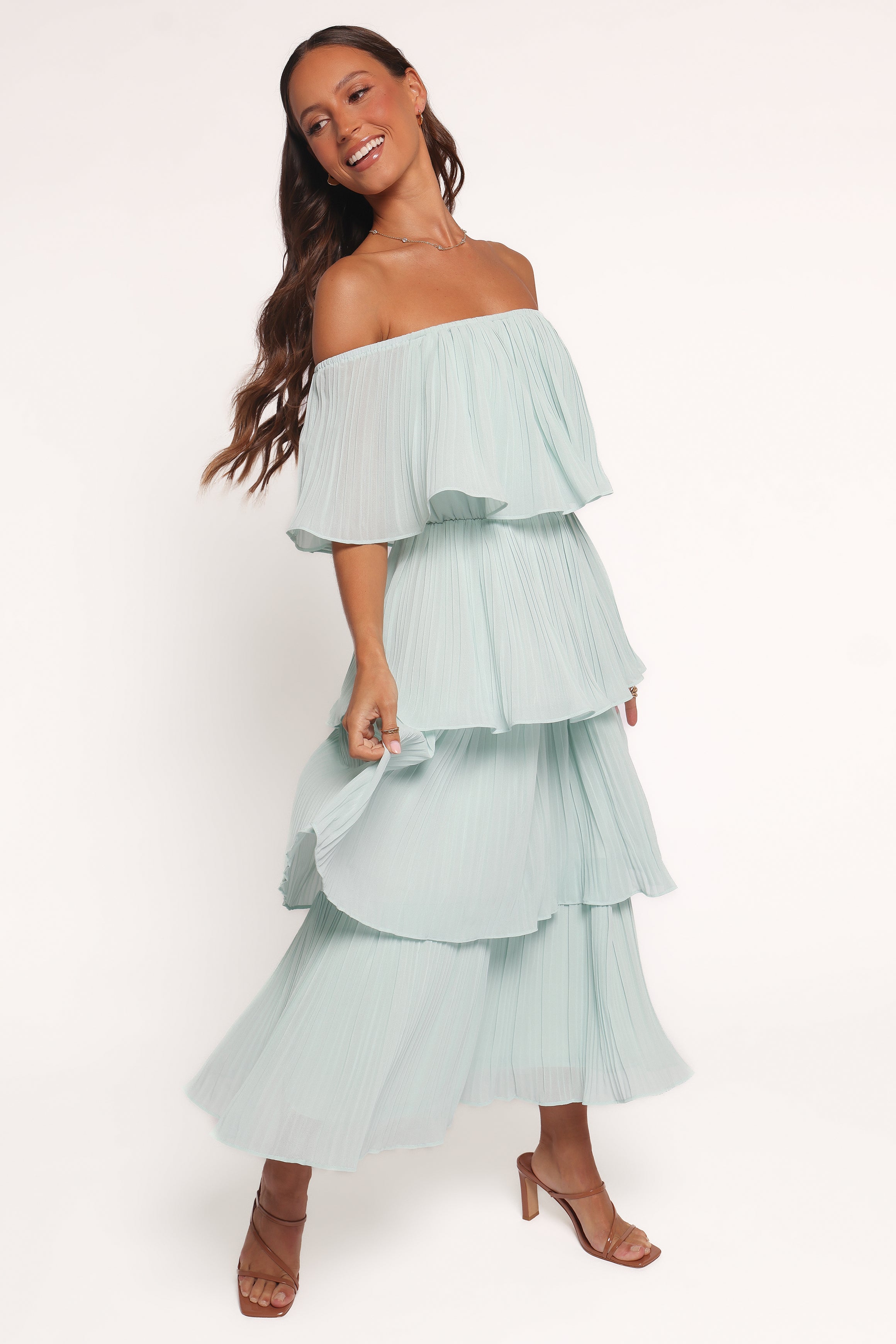 DRESSES Caecilia Strapless Maxi Dress - Mint