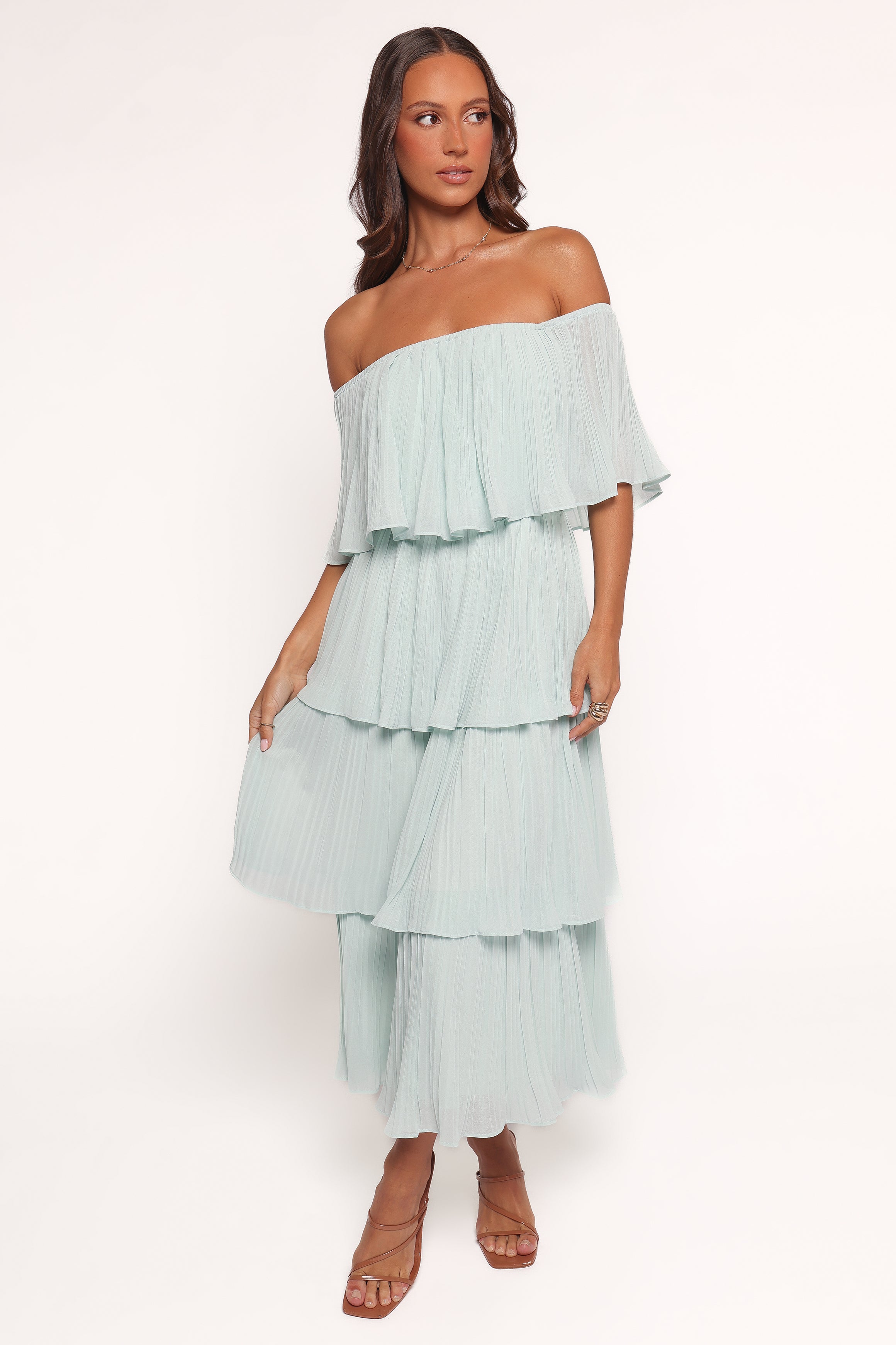 DRESSES Caecilia Strapless Maxi Dress - Mint