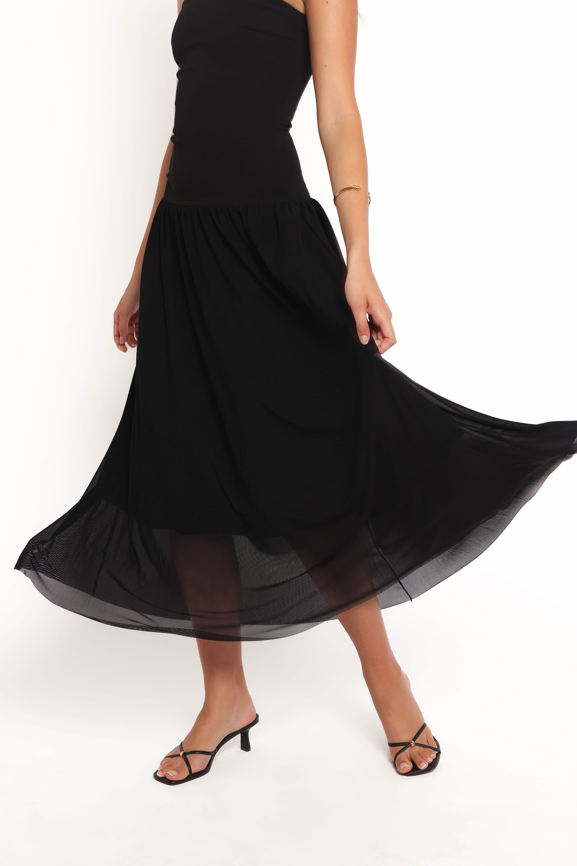 DRESSES Caitie Midi Dress - Black