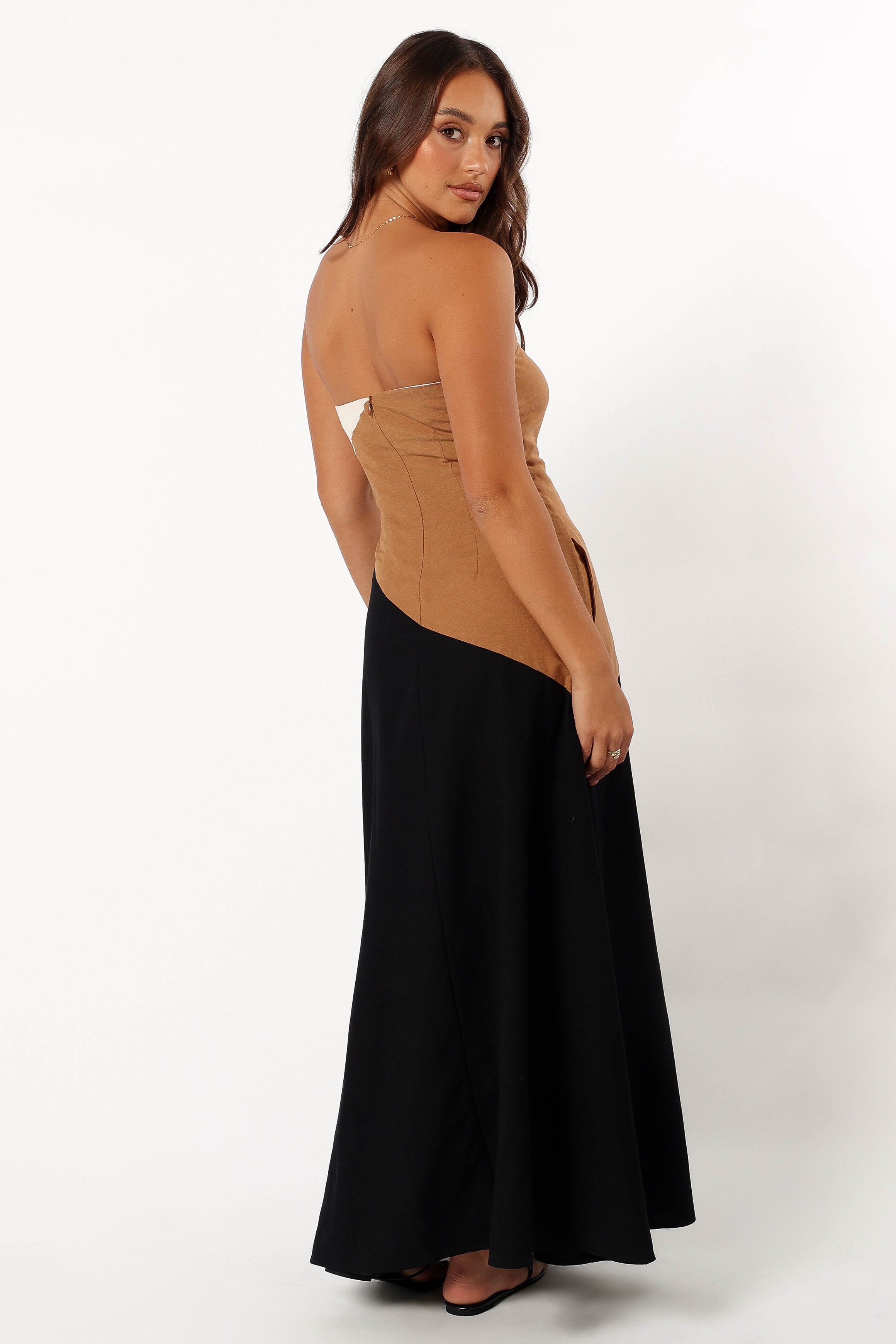 DRESSES @Calissa Maxi Dress - Caramel Multi (Hold for Euro Summer)