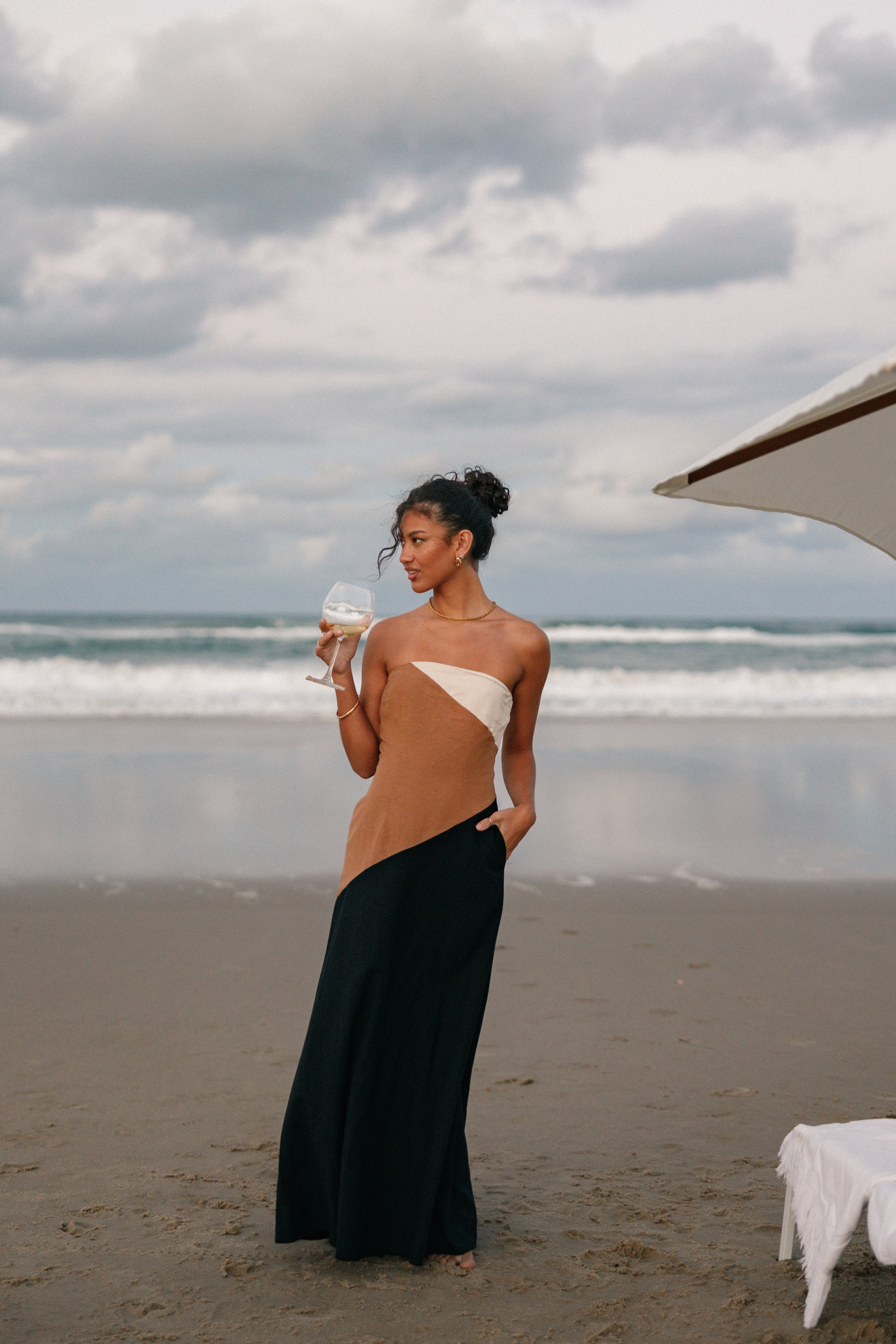 DRESSES @Calissa Maxi Dress - Caramel Multi (Hold for Euro Summer)