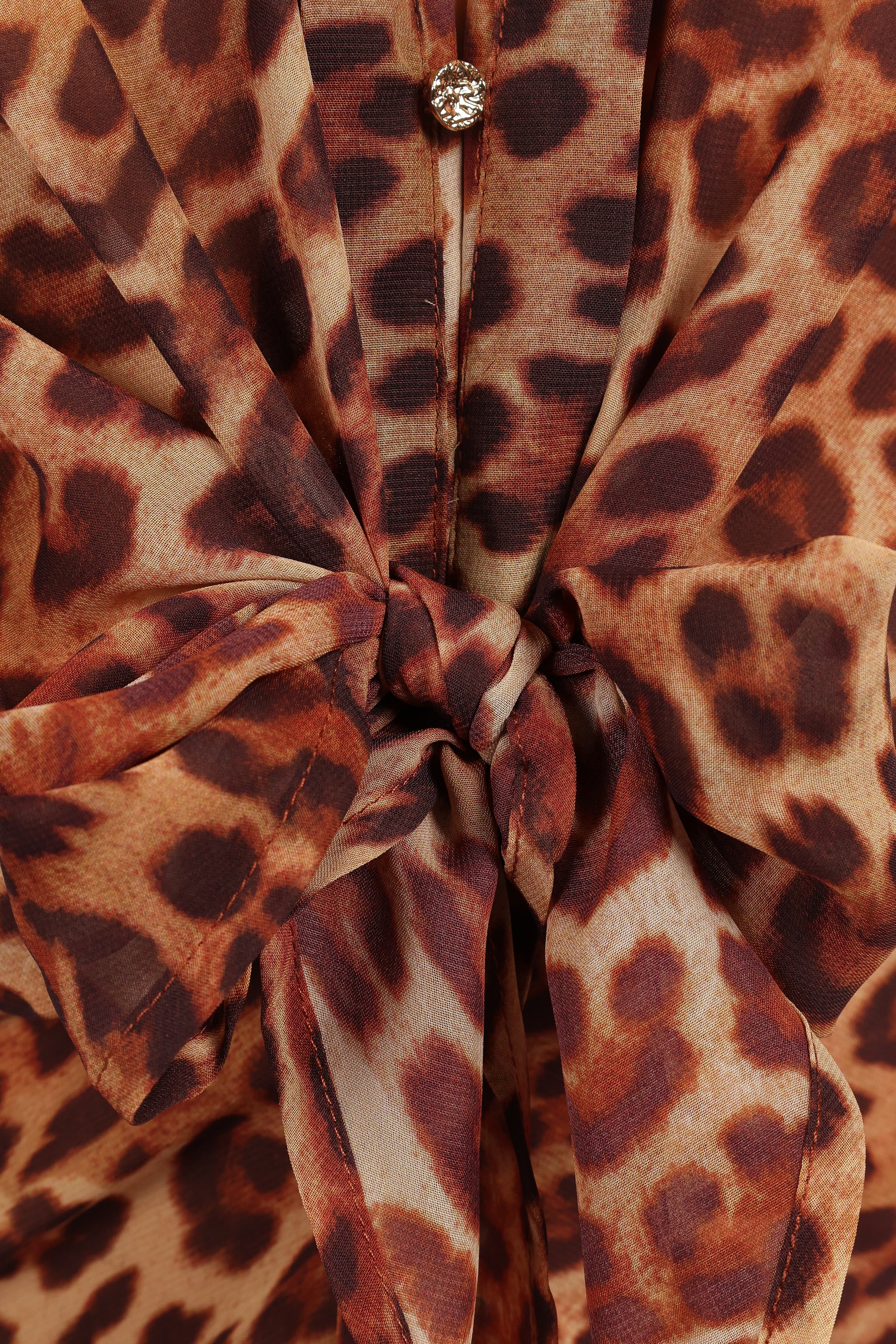 DRESSES Calista Shirt Dress - Leopard