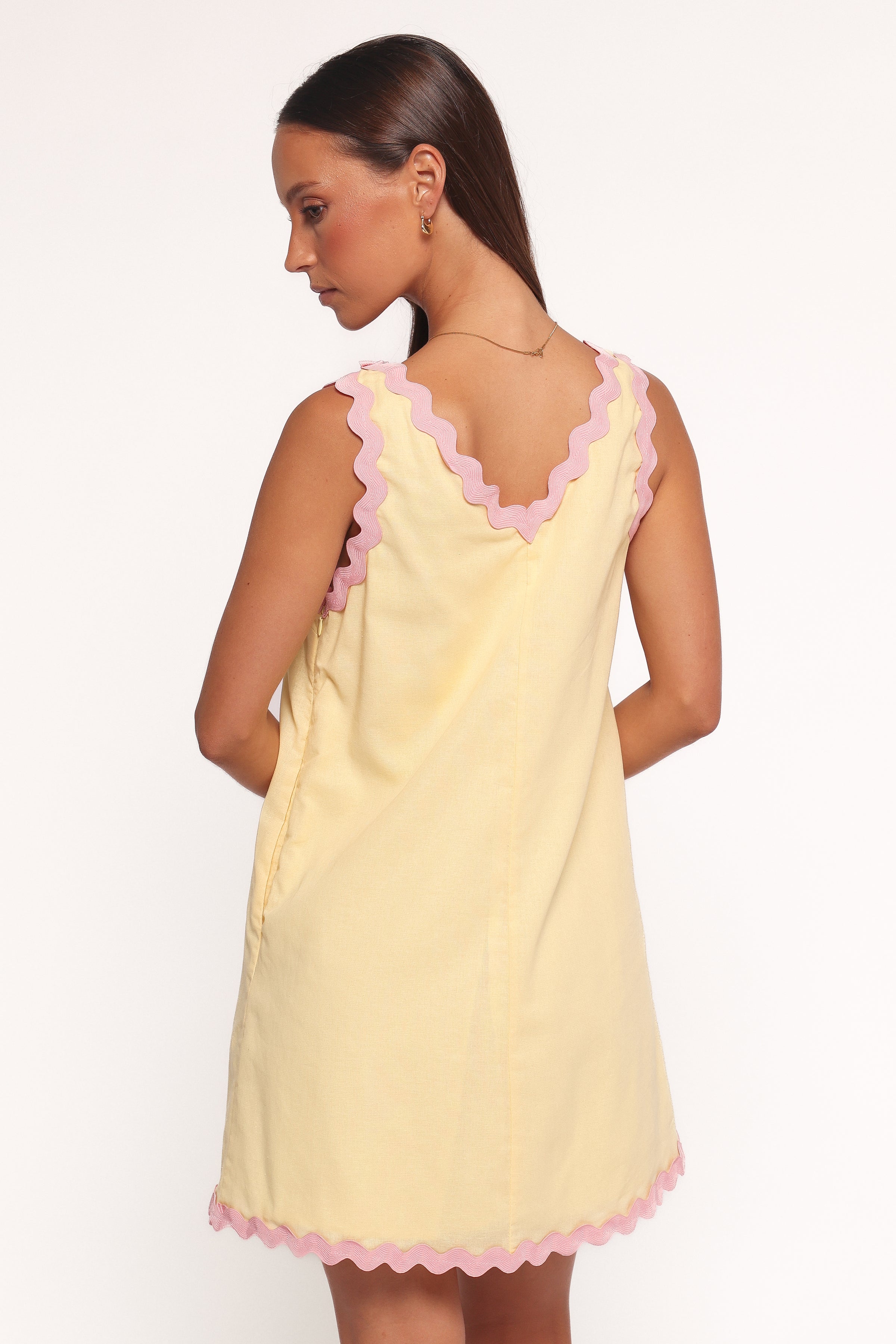 DRESSES Calliope Mini Dress - Yellow Pink