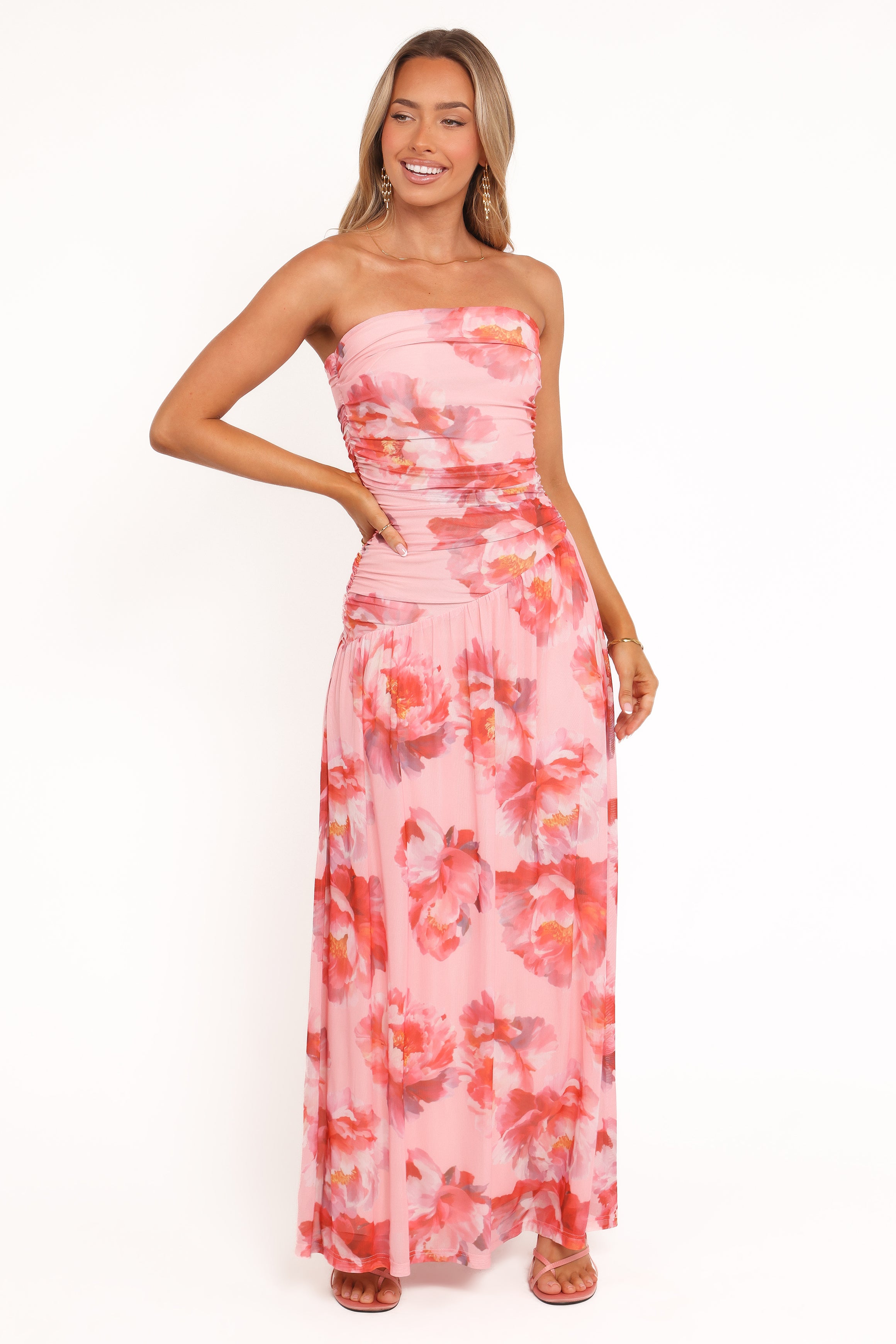 DRESSES Calypso Maxi Dress - Pink Peony