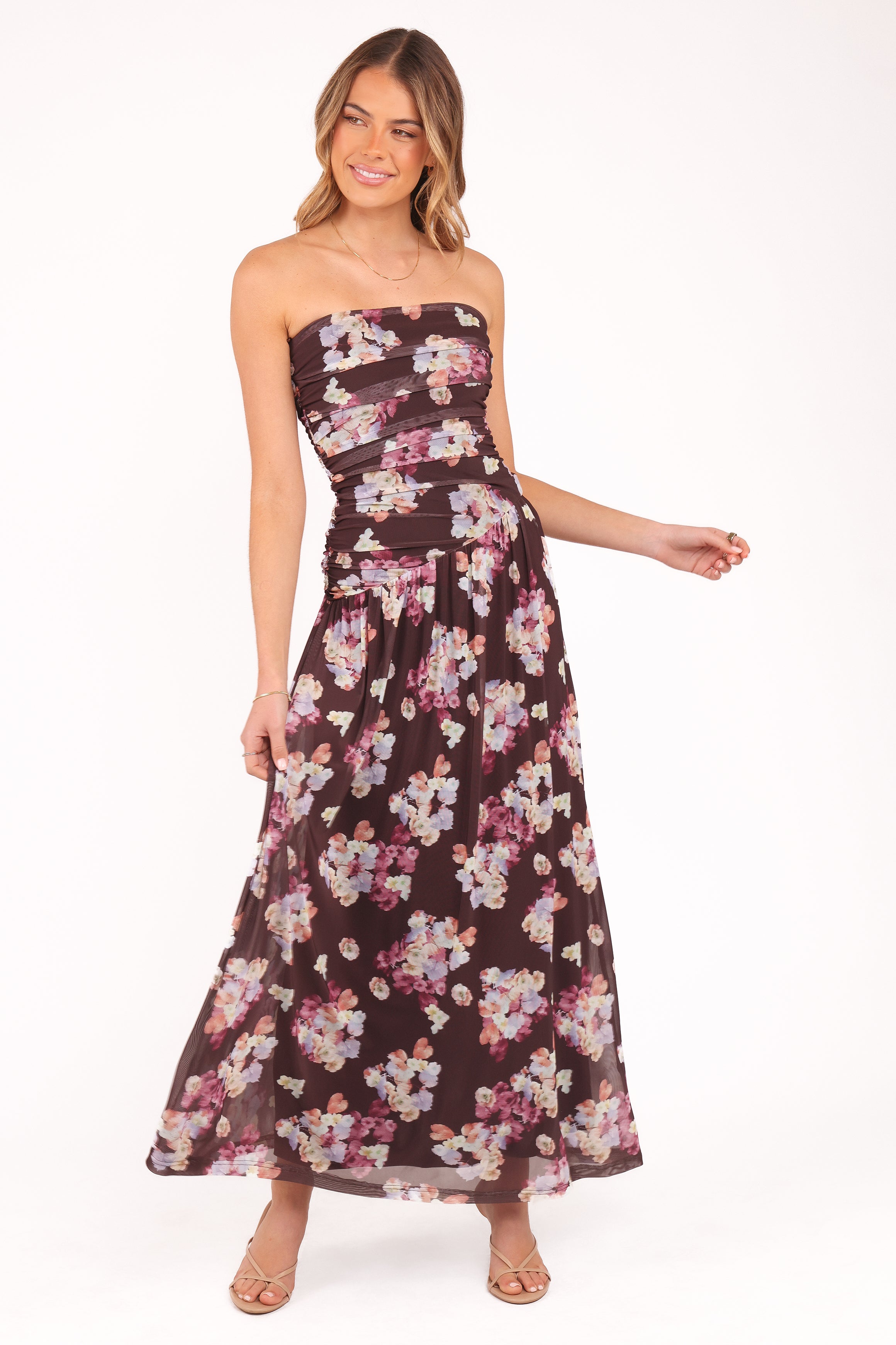 DRESSES Calypso Maxi Dress - Purple Floral