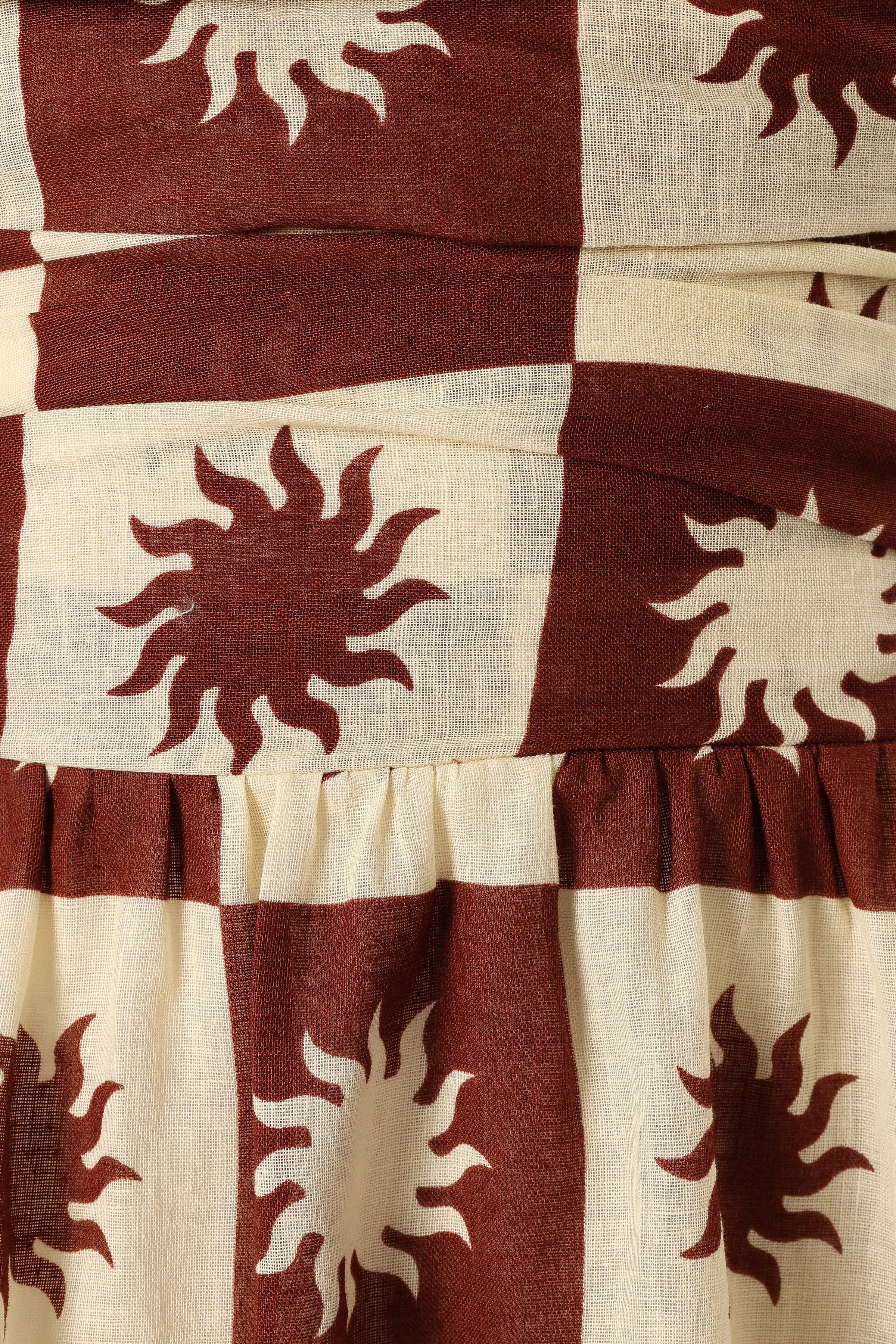 DRESSES @Cameron Strapless Mini Dress - Brown Cream