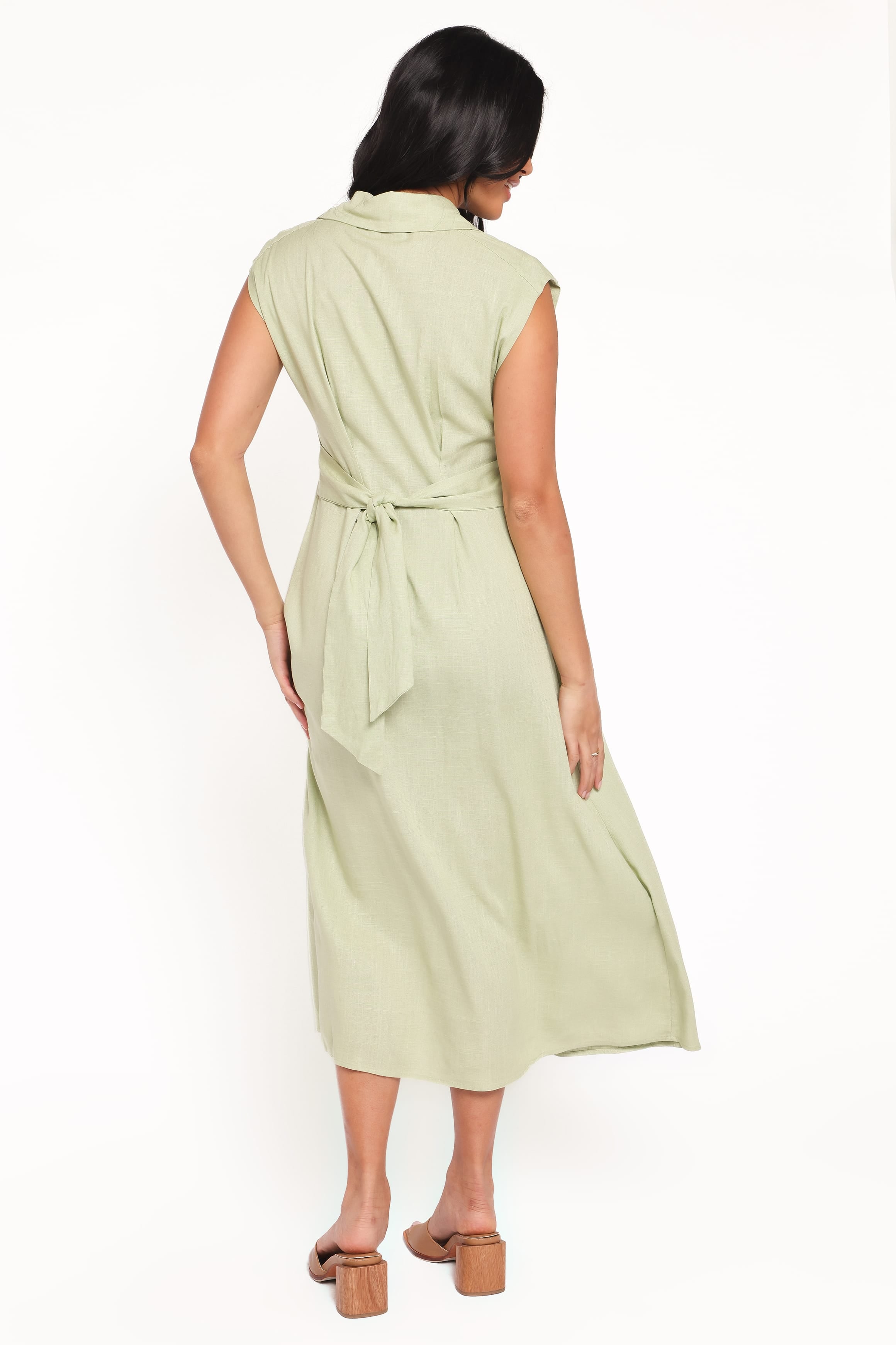 DRESSES Cami Midi Dress - Green