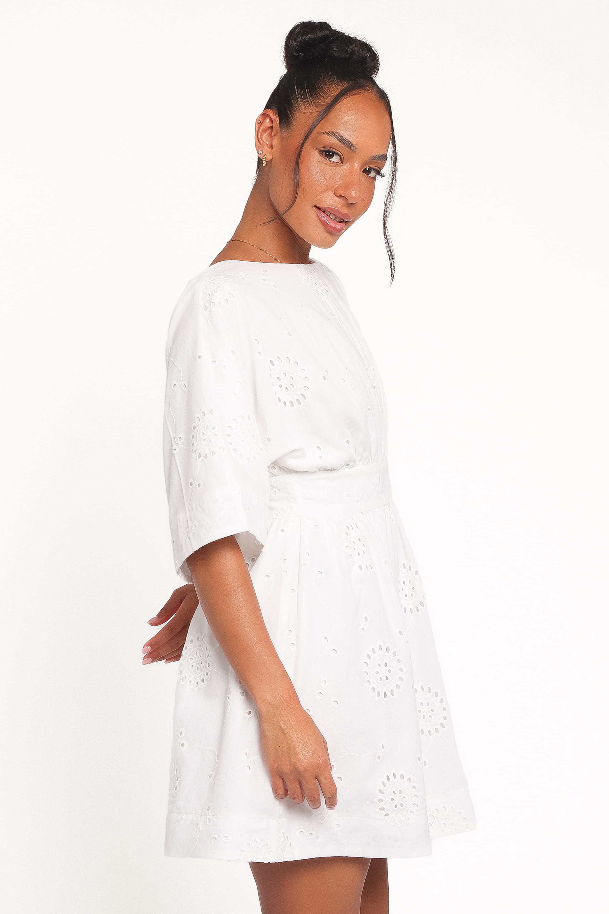 DRESSES Camila Open Back Mini Dress - White