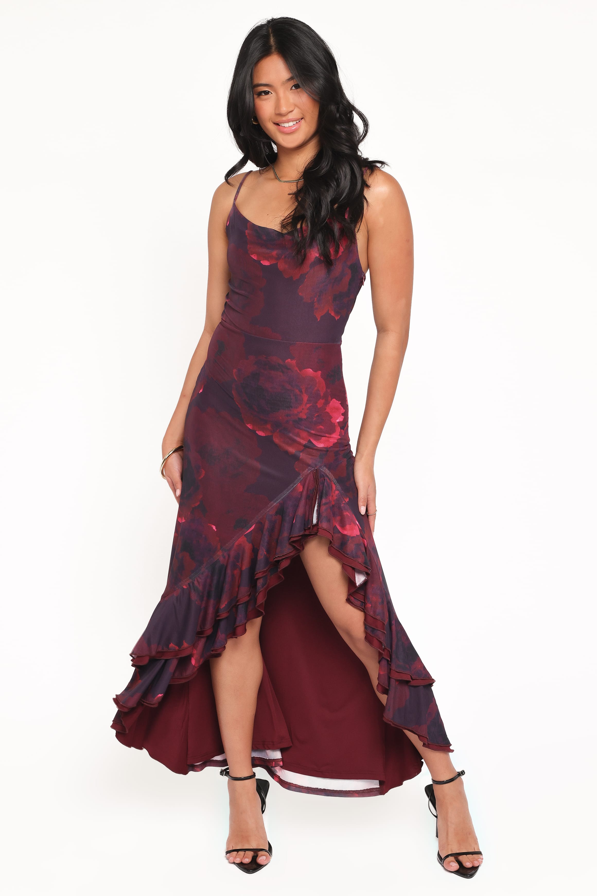 DRESSES Carella Maxi Dress - Red Floral