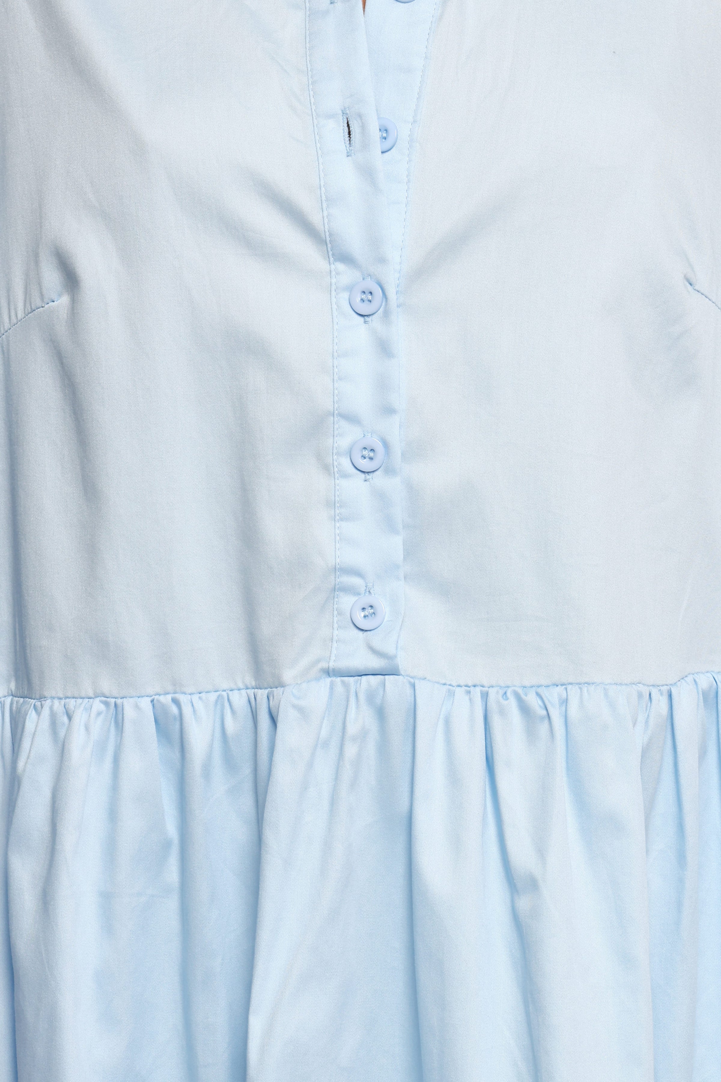 DRESSES Carlotta Long Sleeve Mini Dress - Blue