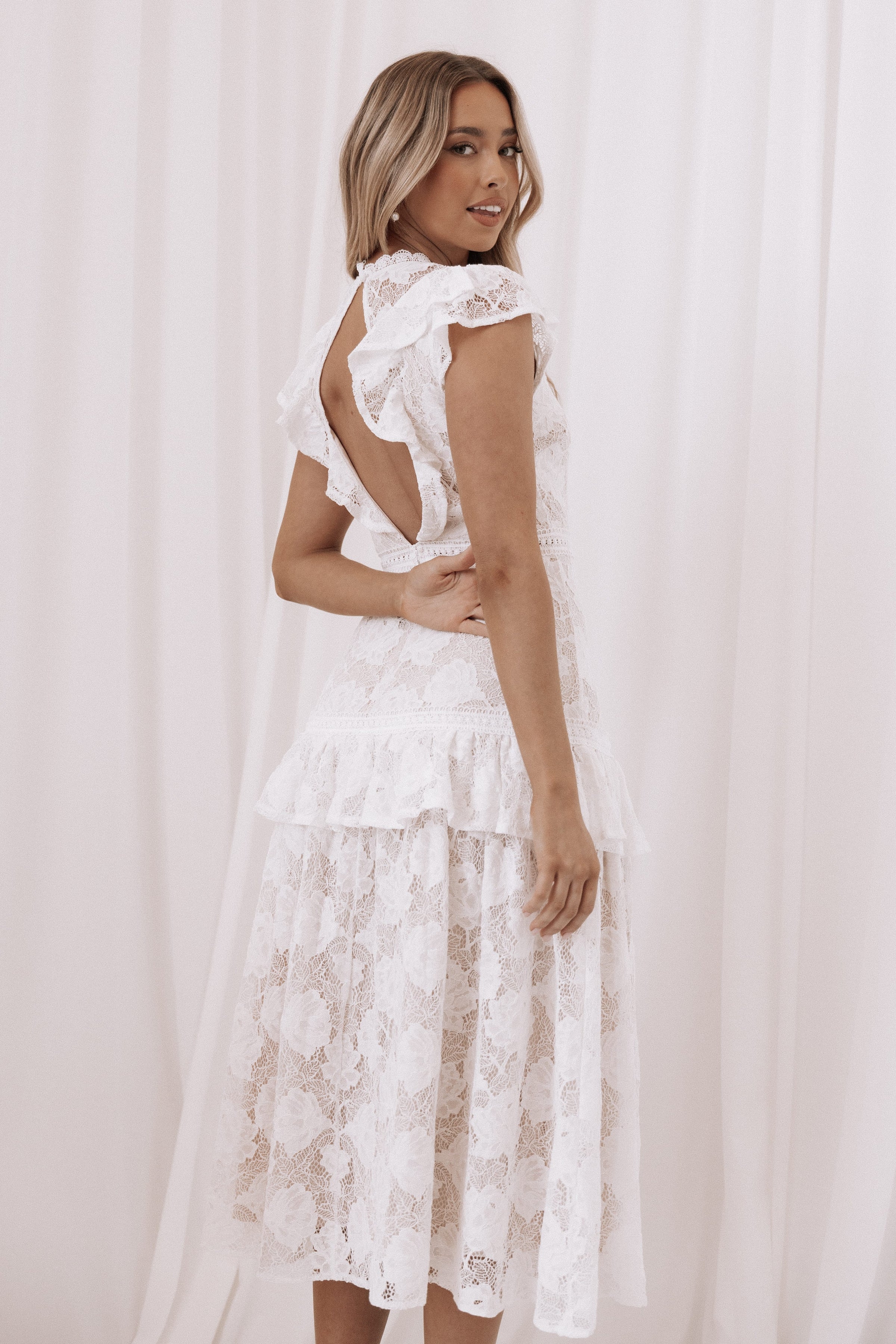DRESSES Carol Maxi Dress - White
