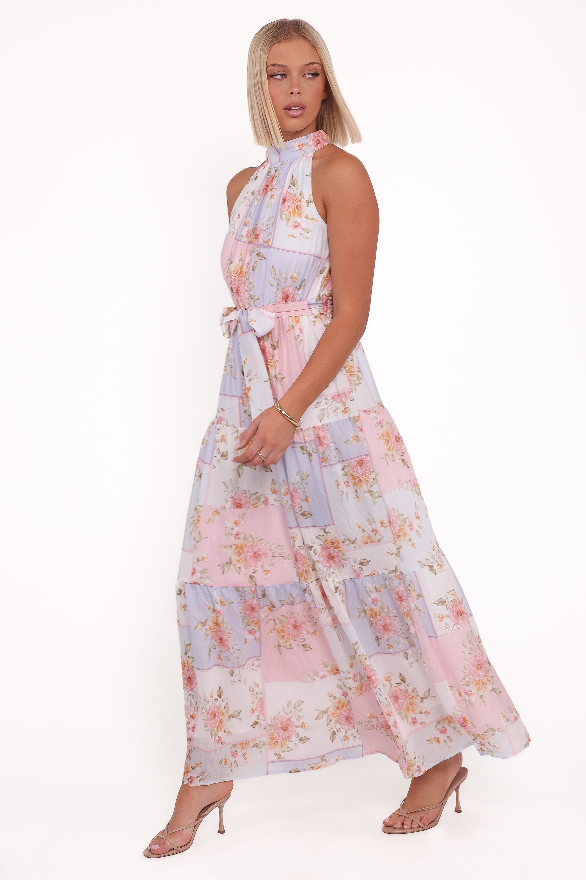 DRESSES Caroline Maxi Halter Dress - Multi Floral
