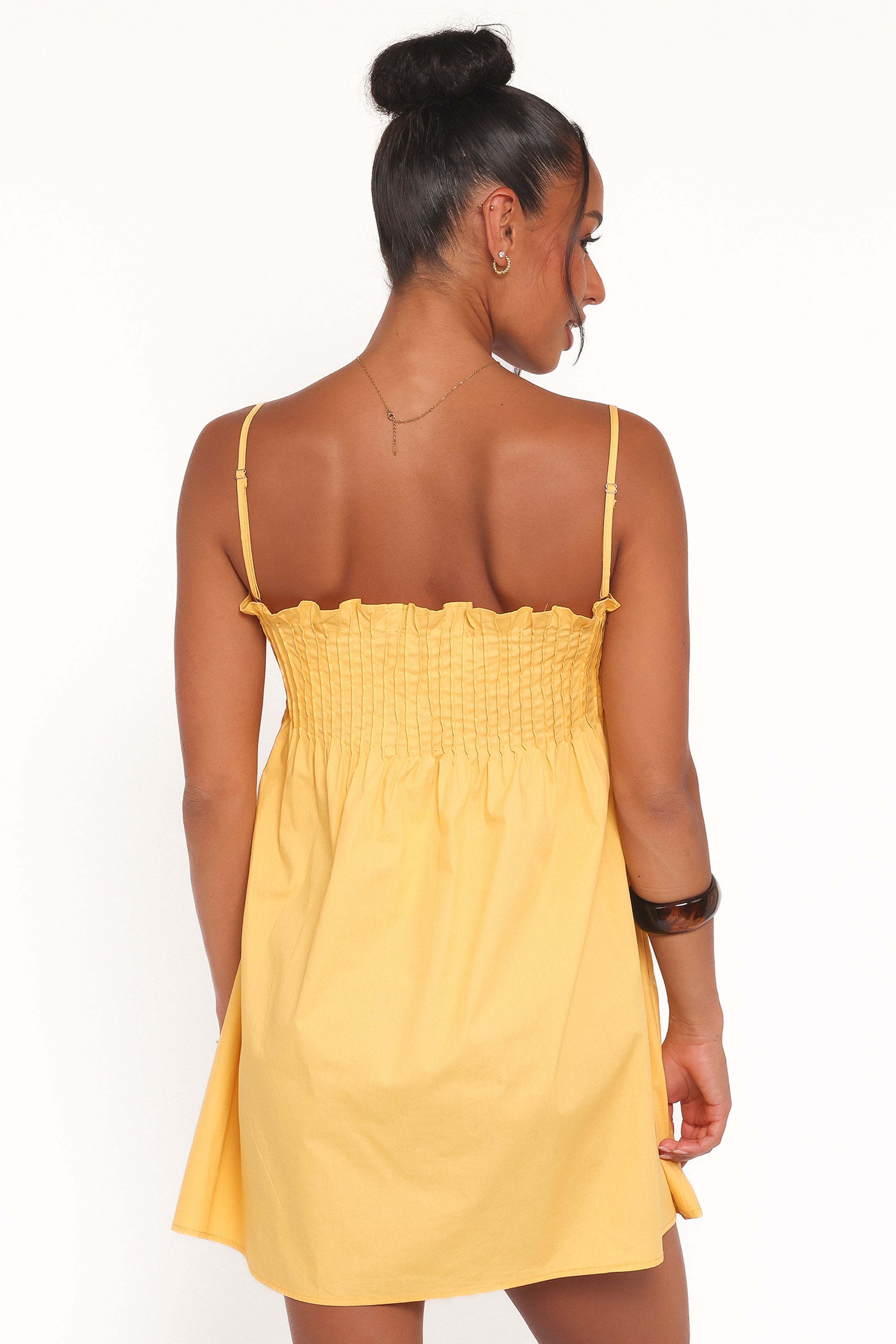 DRESSES Carson Pleated Mini Dress - Mango