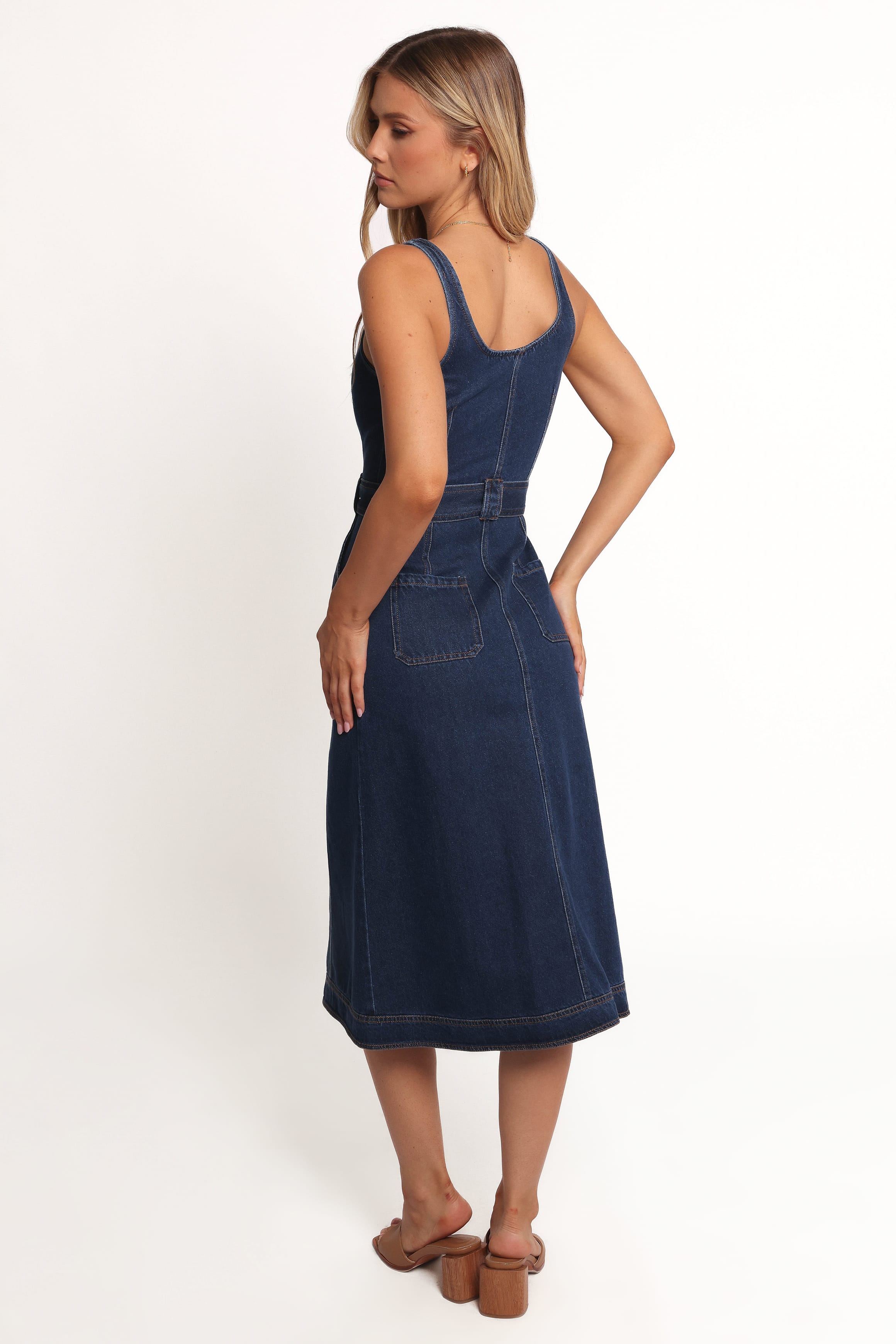 DRESSES Carys Midi Dress - Denim