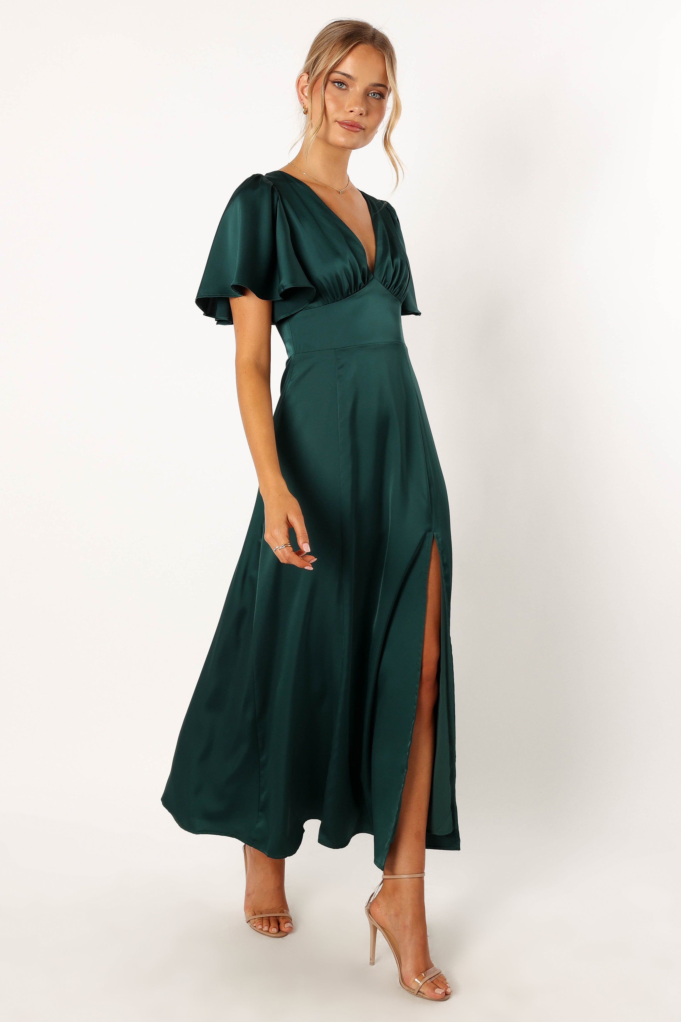 DRESSES @Casper Maxi Dress - Hunter Green