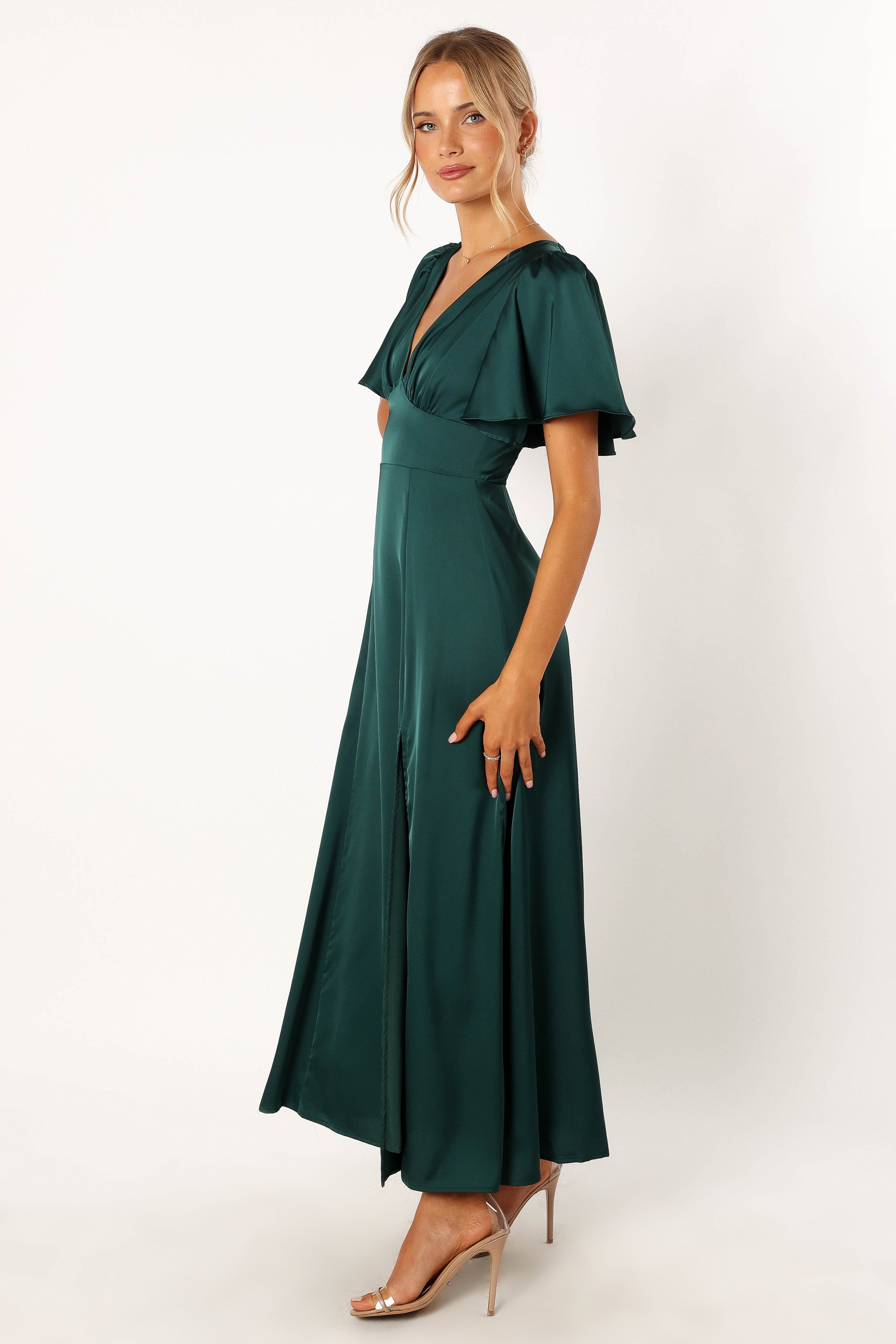 DRESSES @Casper Maxi Dress - Hunter Green